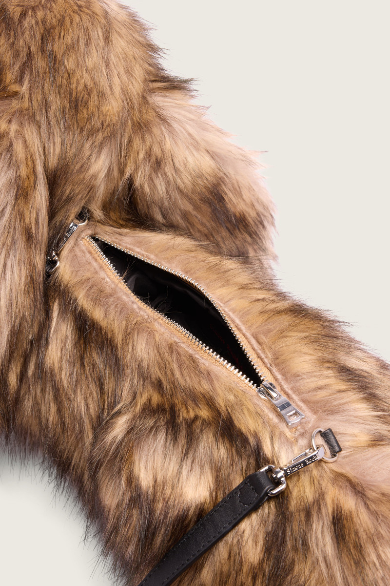 Faux Fur Hare Crossbody Bag 3