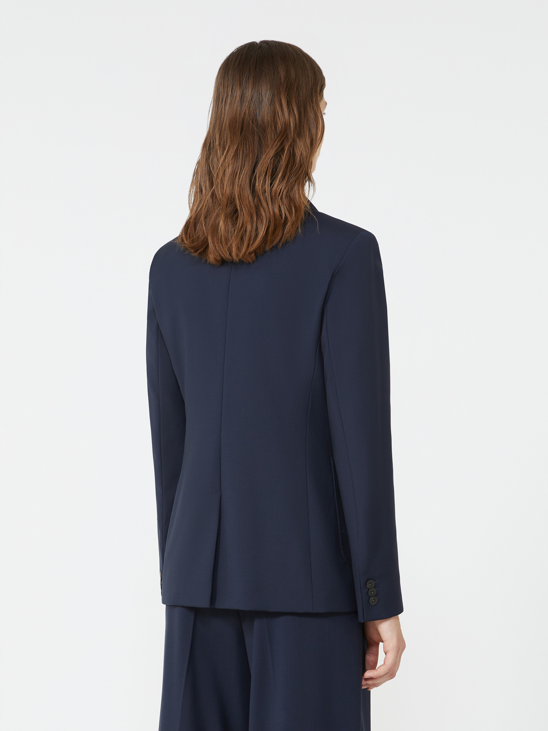 ORNATI Double-breasted blazer in wool canvas - 4