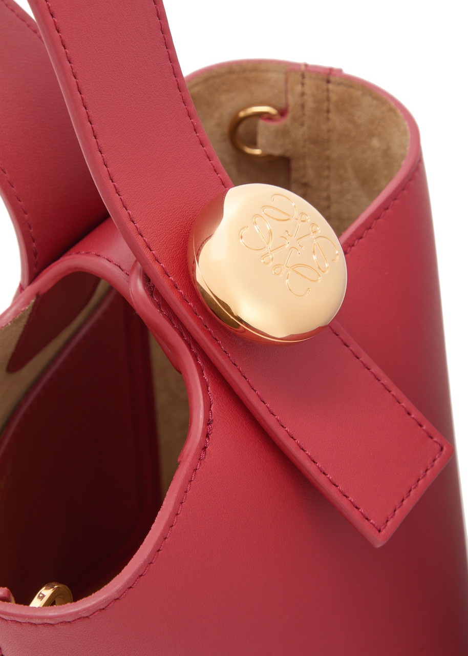 Loewe Pebble Mini Leather Bucket bag - 3