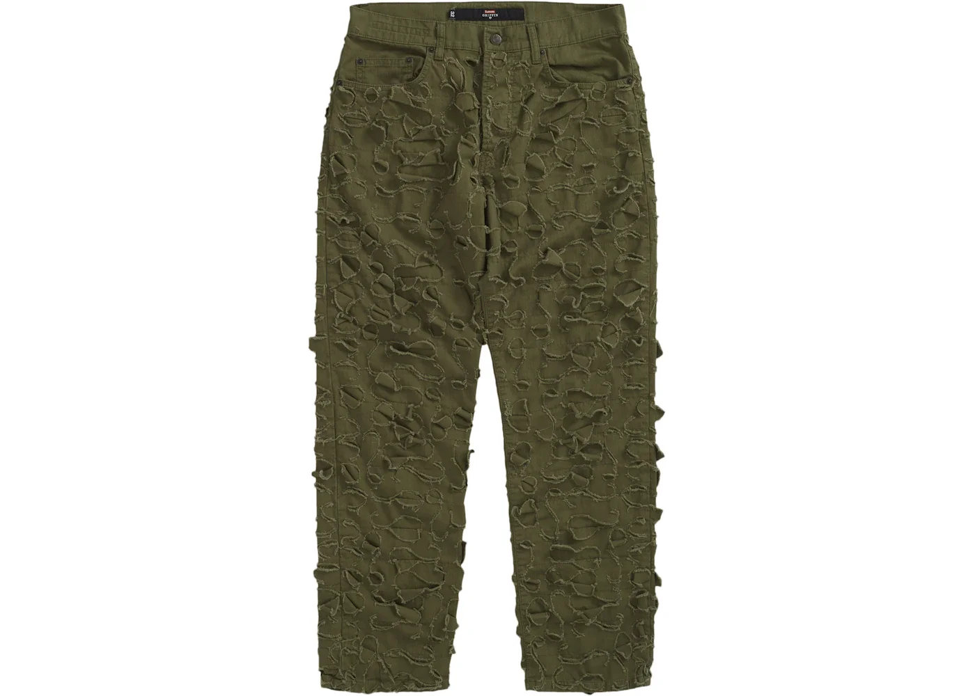 Supreme Griffin 5-Pocket Jean Light Olive - 1