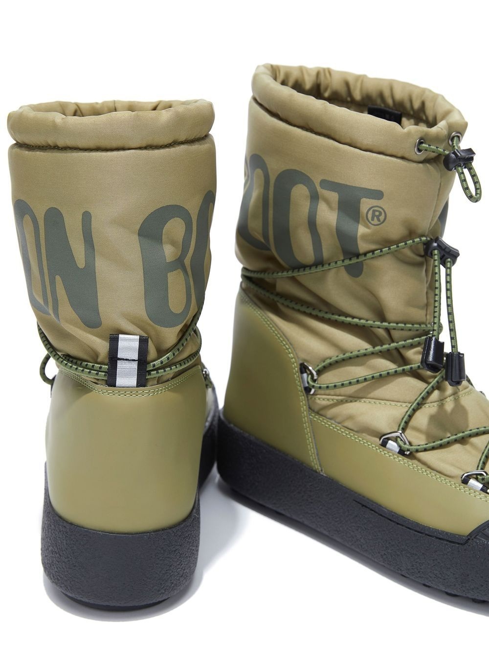 logo-print detail snow boots - 2