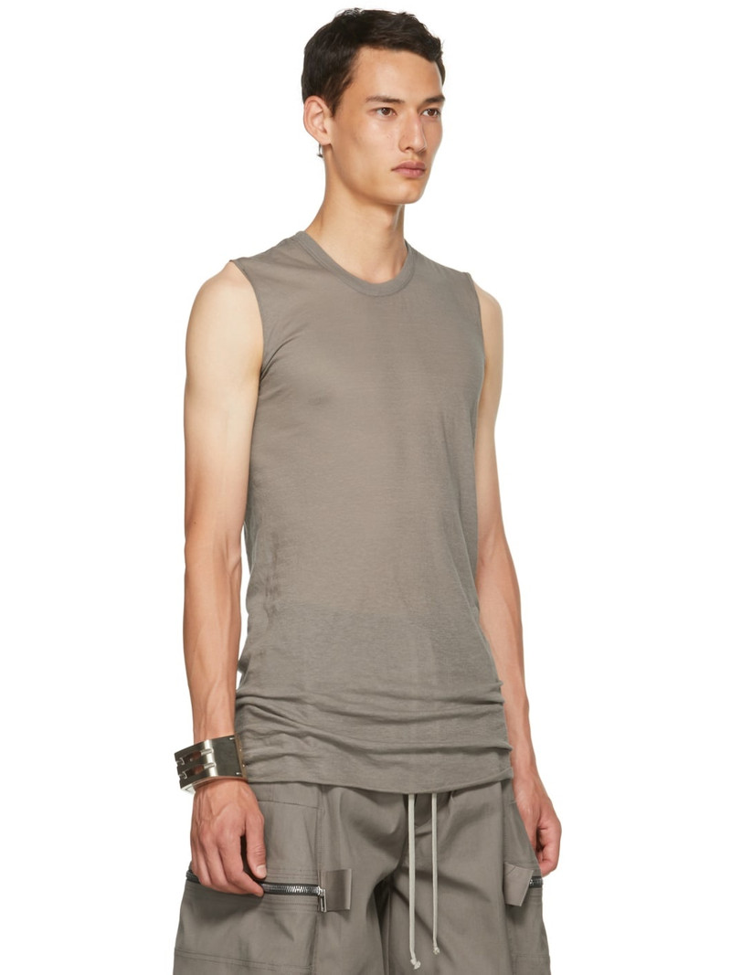 Rick Owens Grey Basic Tank Top outlook
