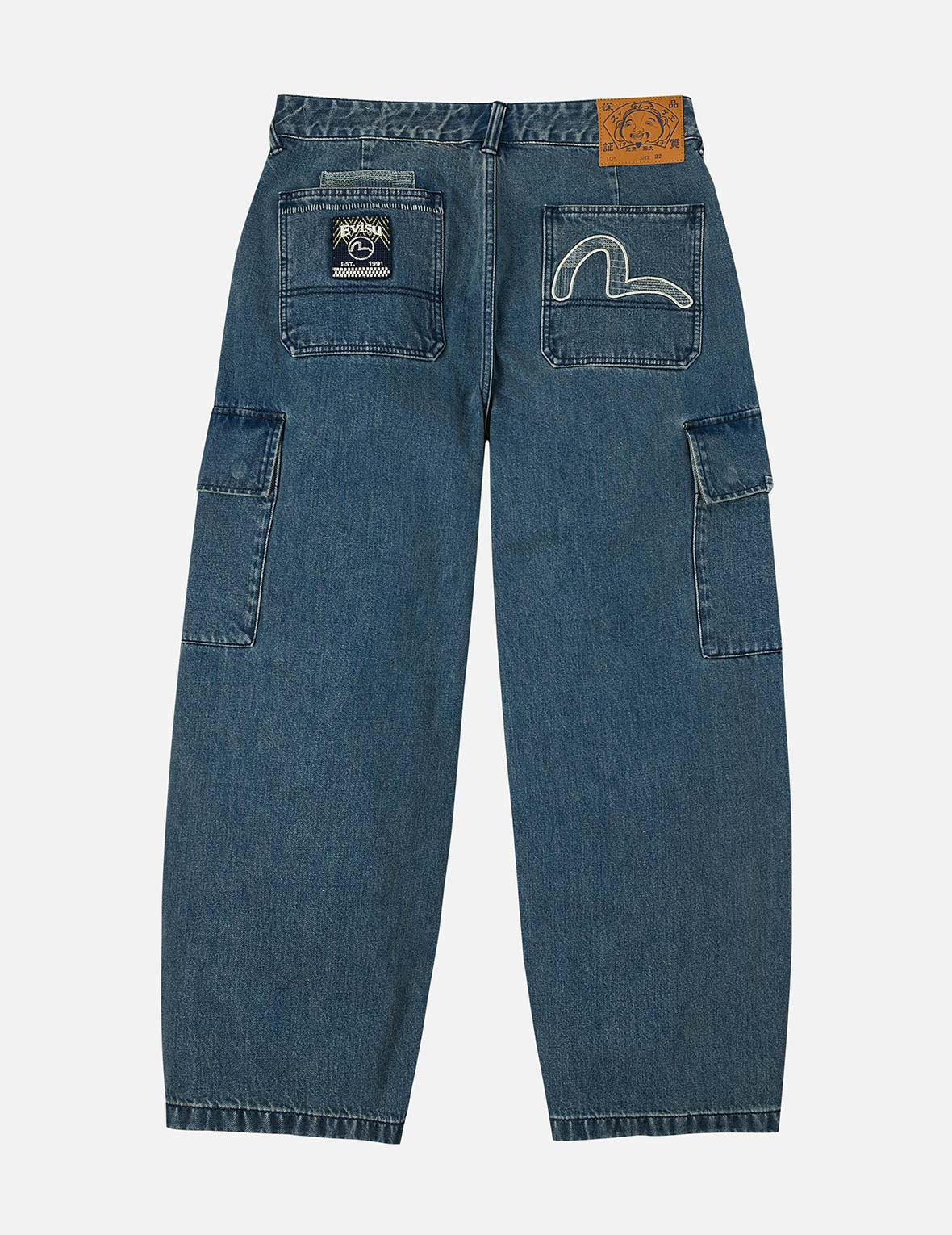 Shshiko Seagull Balloon Fit Cargo Jeans - 3