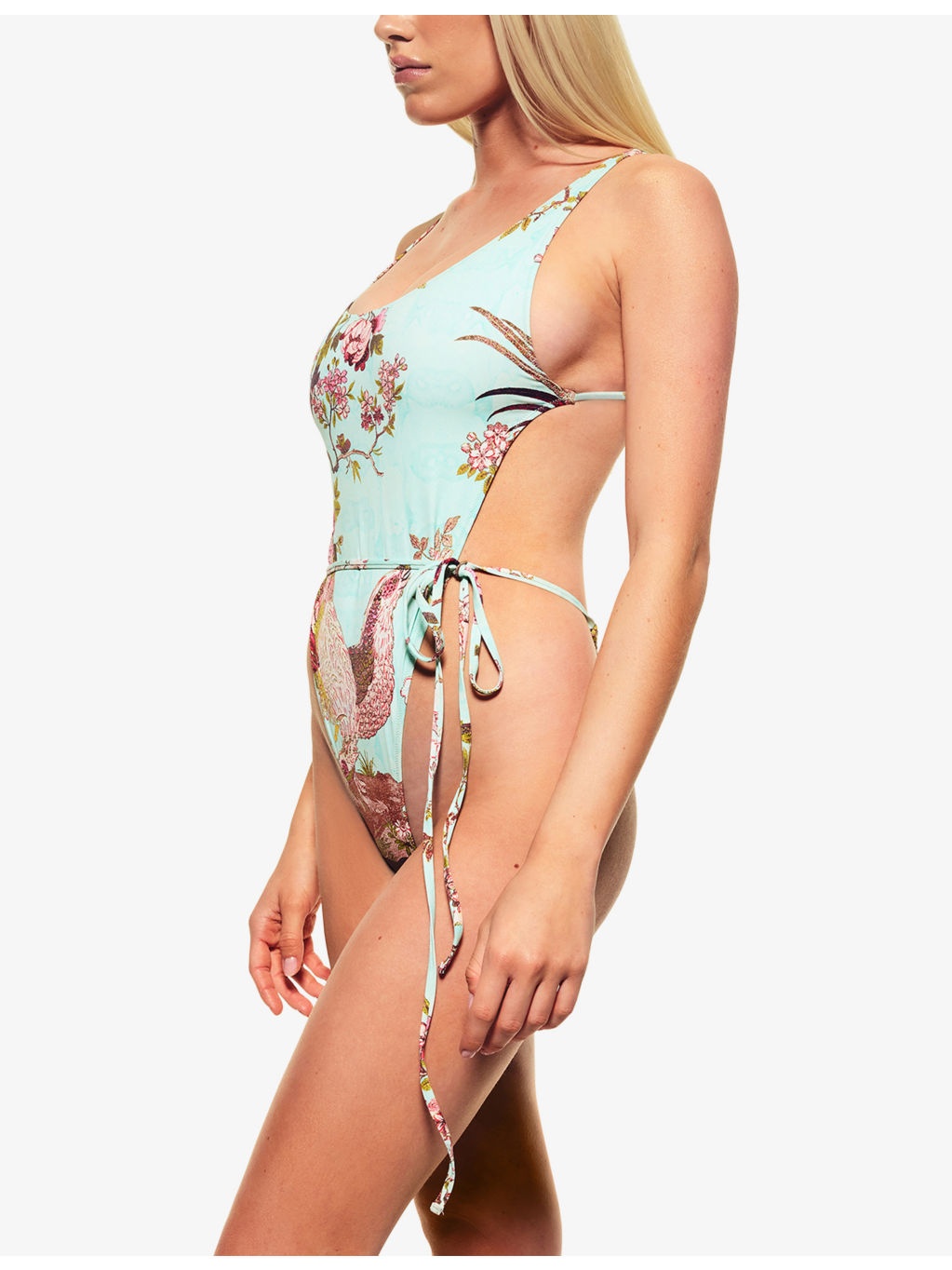SKIMS x Cavalli Graphic-Print Swimsuit - 5