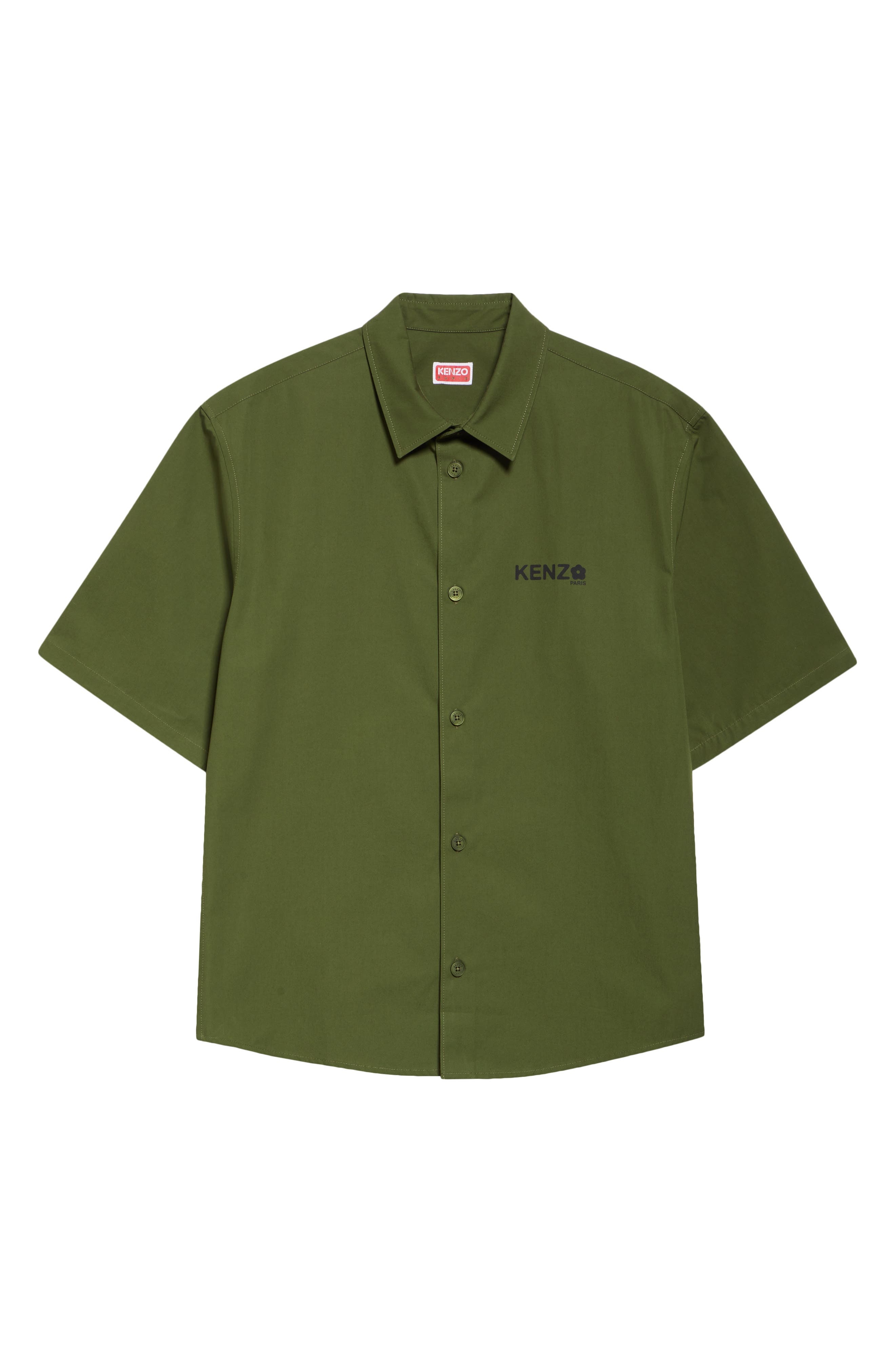 KENZO KENZO Boke Flower 2.0 Short Sleeve Button-Up Shirt in