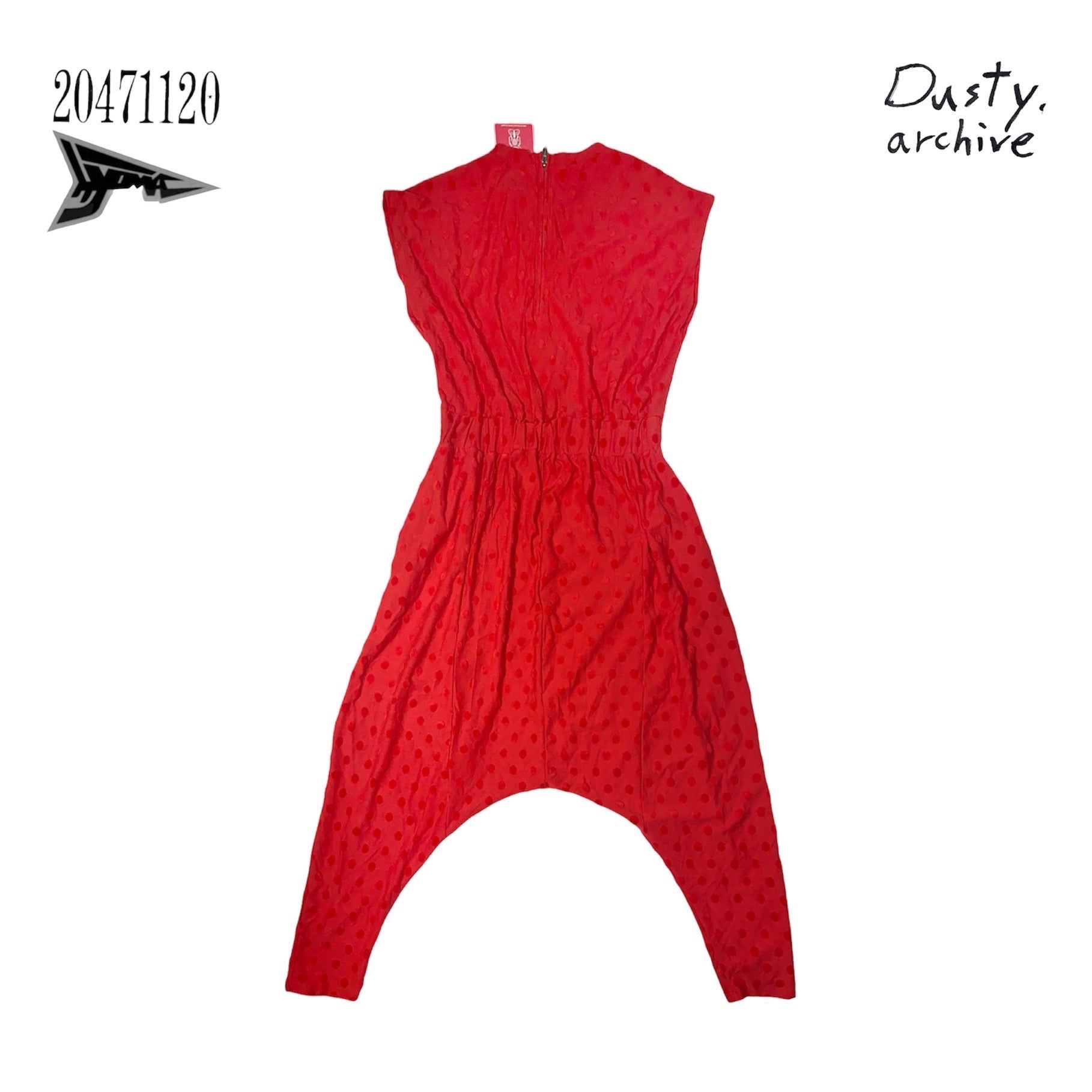 20471120 - 20471120 hyoma red polka jumpsuit S - 2