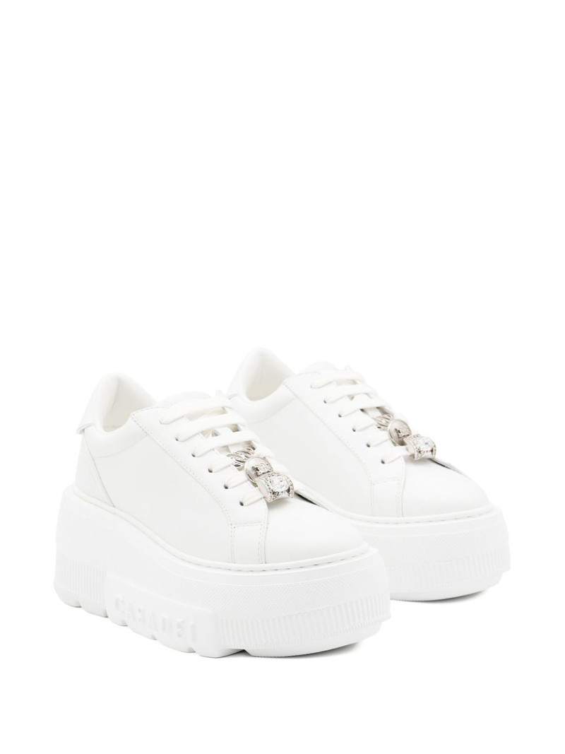 CASADEI platform lace-up sneakers outlook