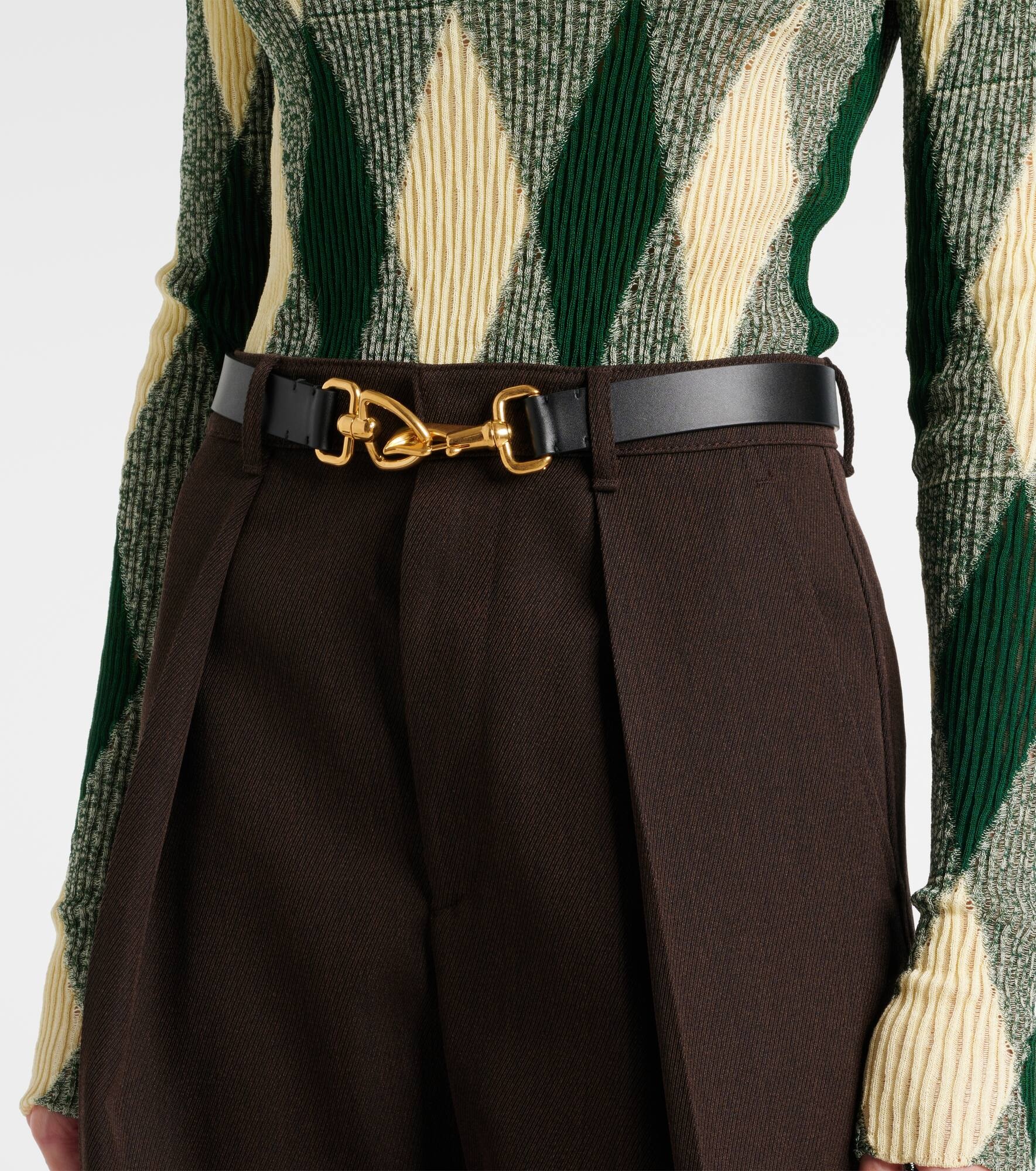 Equestrian leather belt - 2