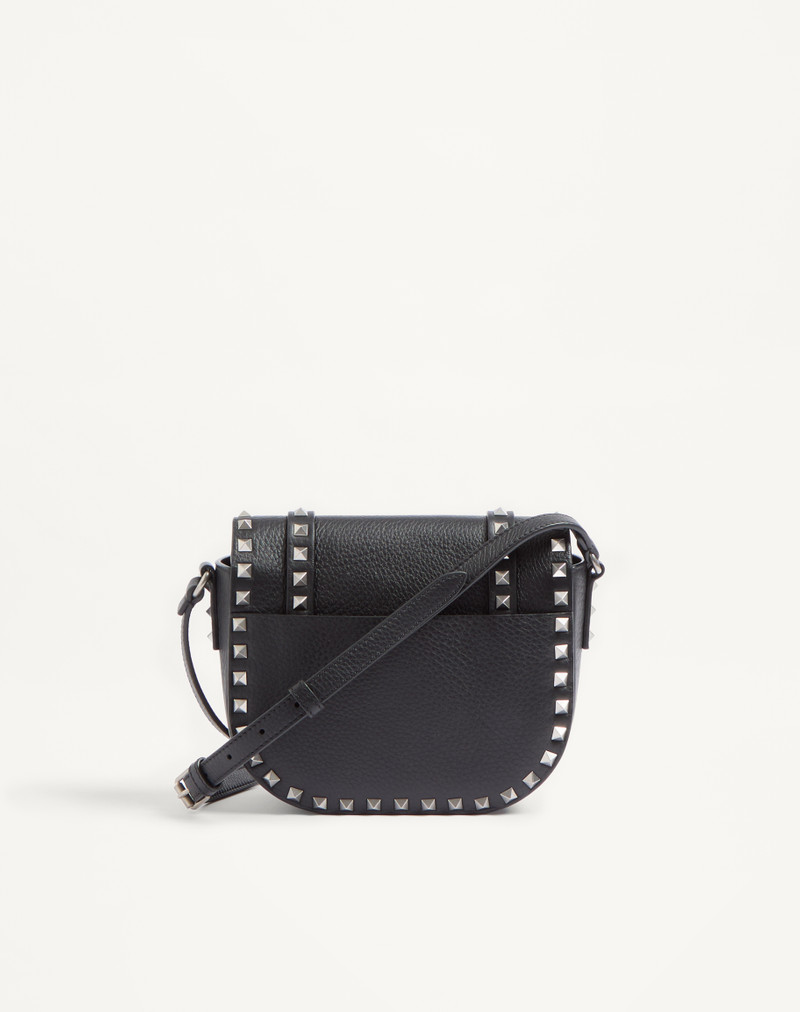 SMALL ROCKSTUD GRAINY CALFSKIN CROSSBODY BAG 4