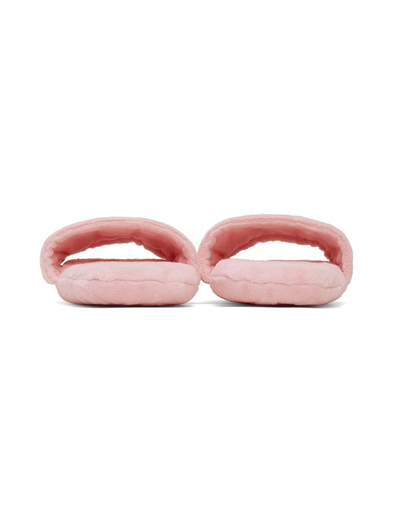 Pink Jacquard Slippers 2