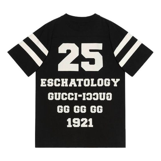 GUCCI Tシャツ GUCCI Gucci SS21 1921 Series Alphabet Printing T-Shirt 'Black