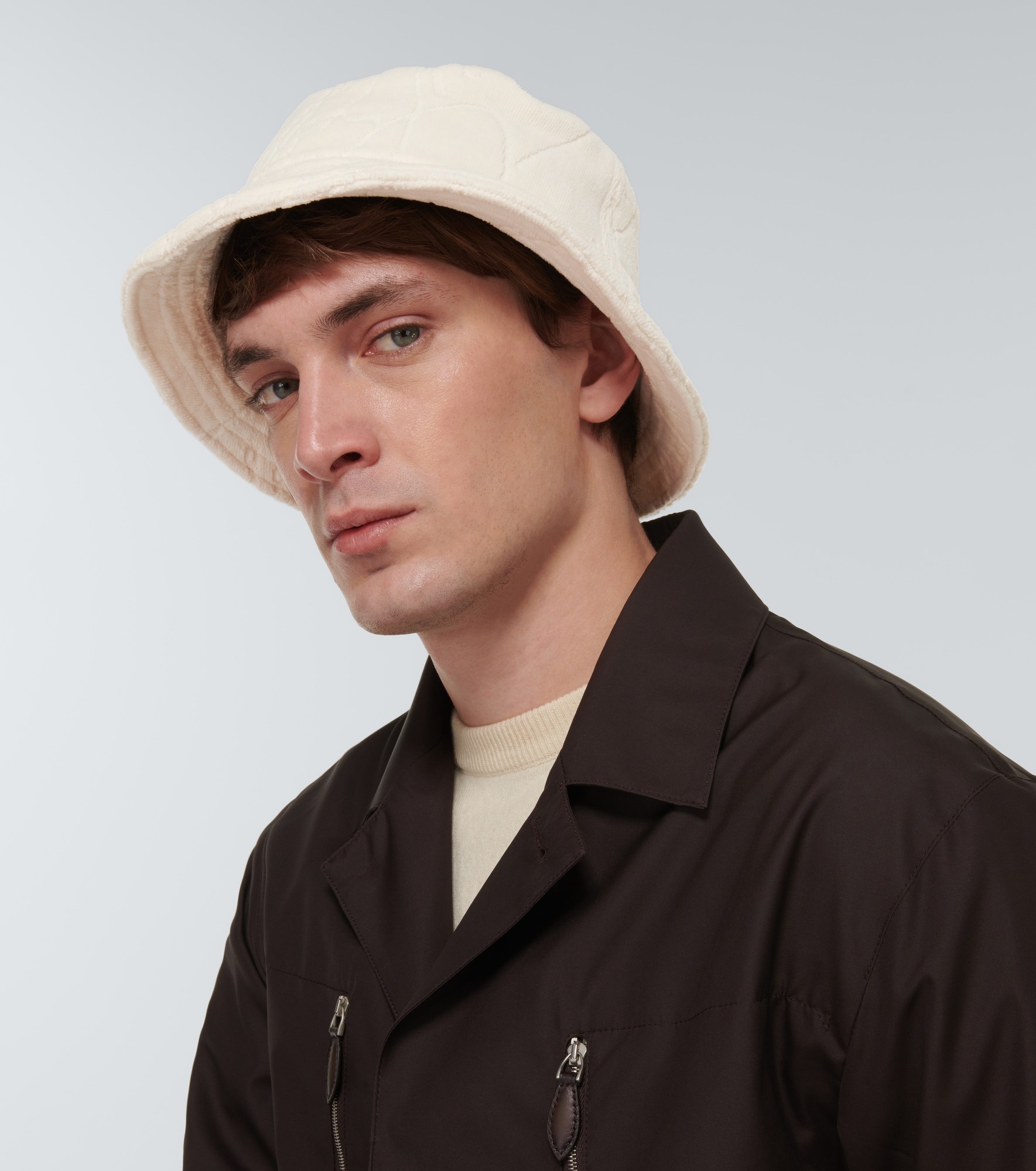 Scritto cotton bucket hat - 2