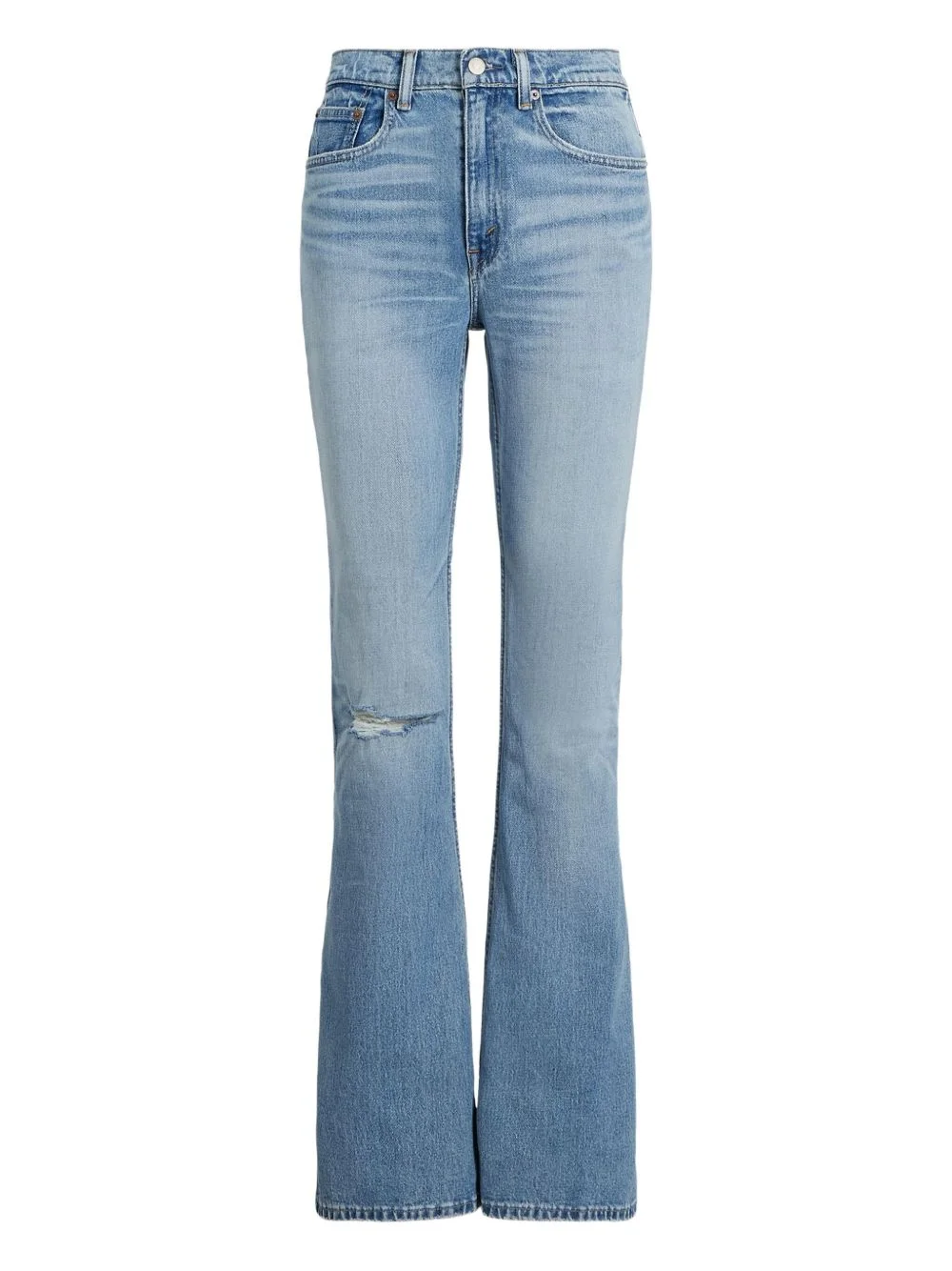 ripped-detail jeans - 1