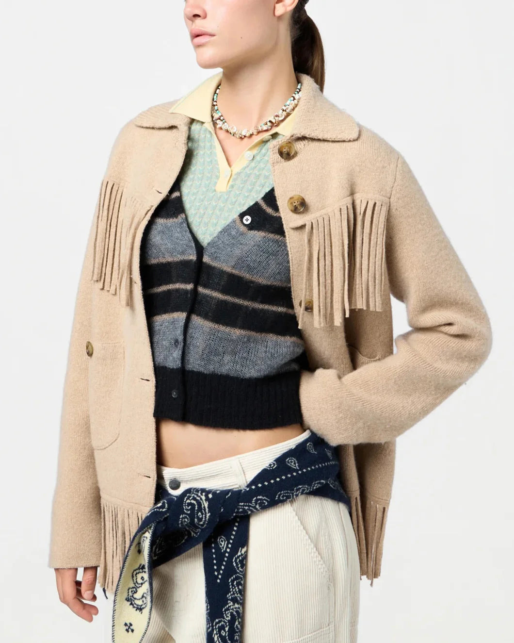 WESTERN FRINGE JACKET - 5