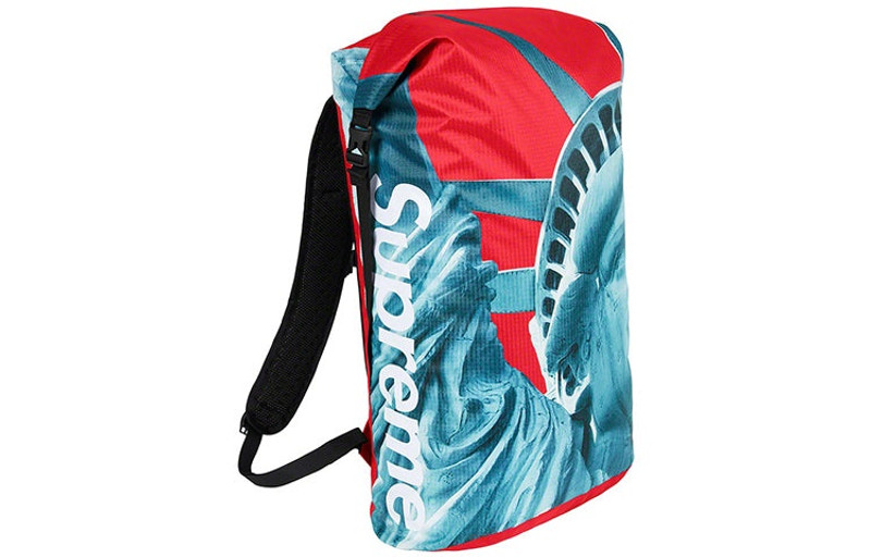 Supreme Supreme The North Face Statue of Liberty Waterproof Backpack 'Blue Red' SUP-FW19-912 outlook