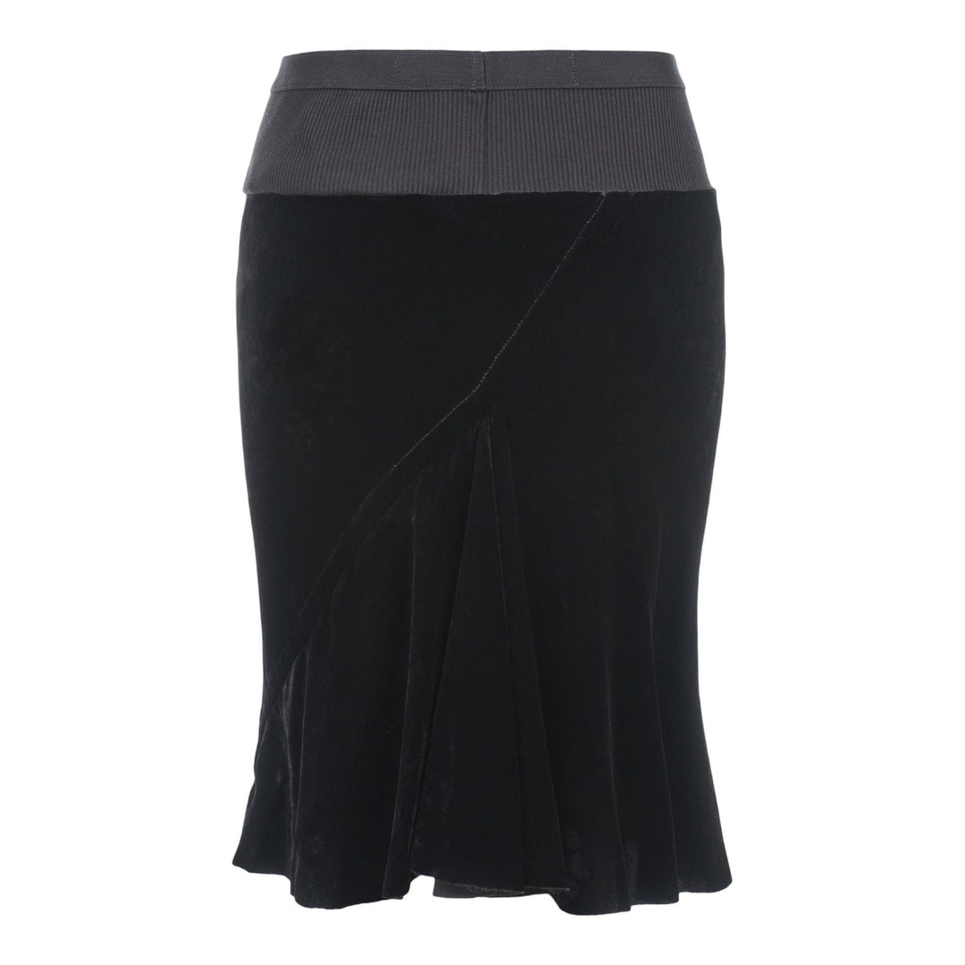 Short Bias Skirt Velvet - 2