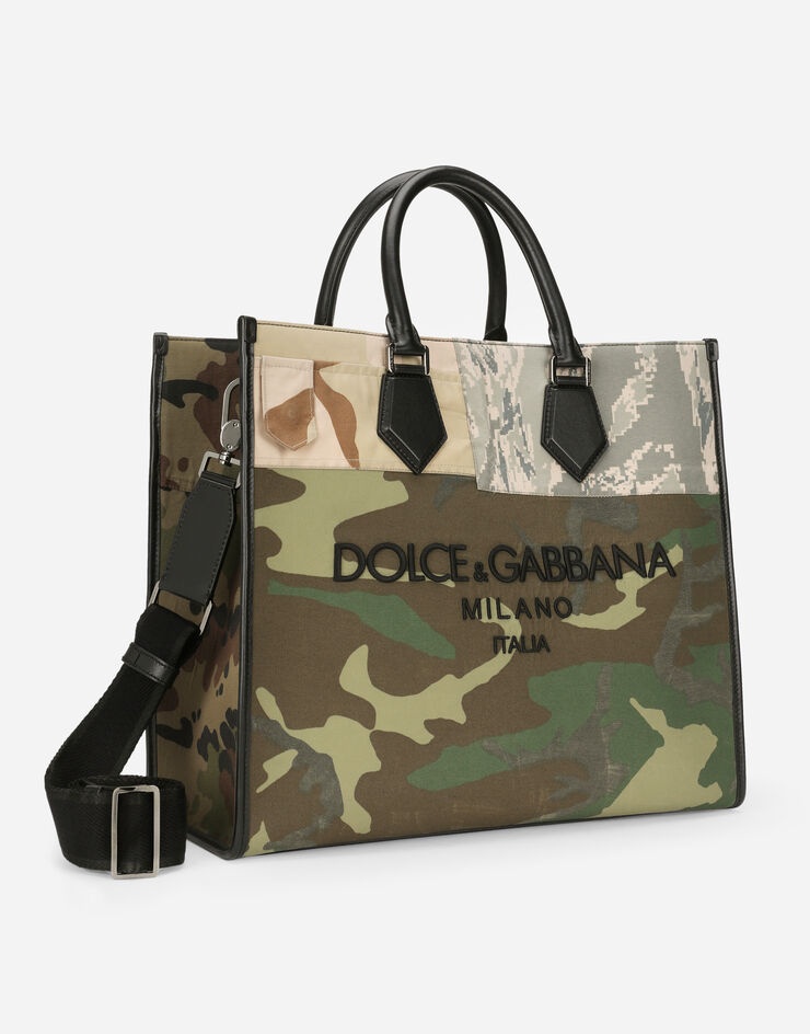 Camouflage patchwork shopper - 3