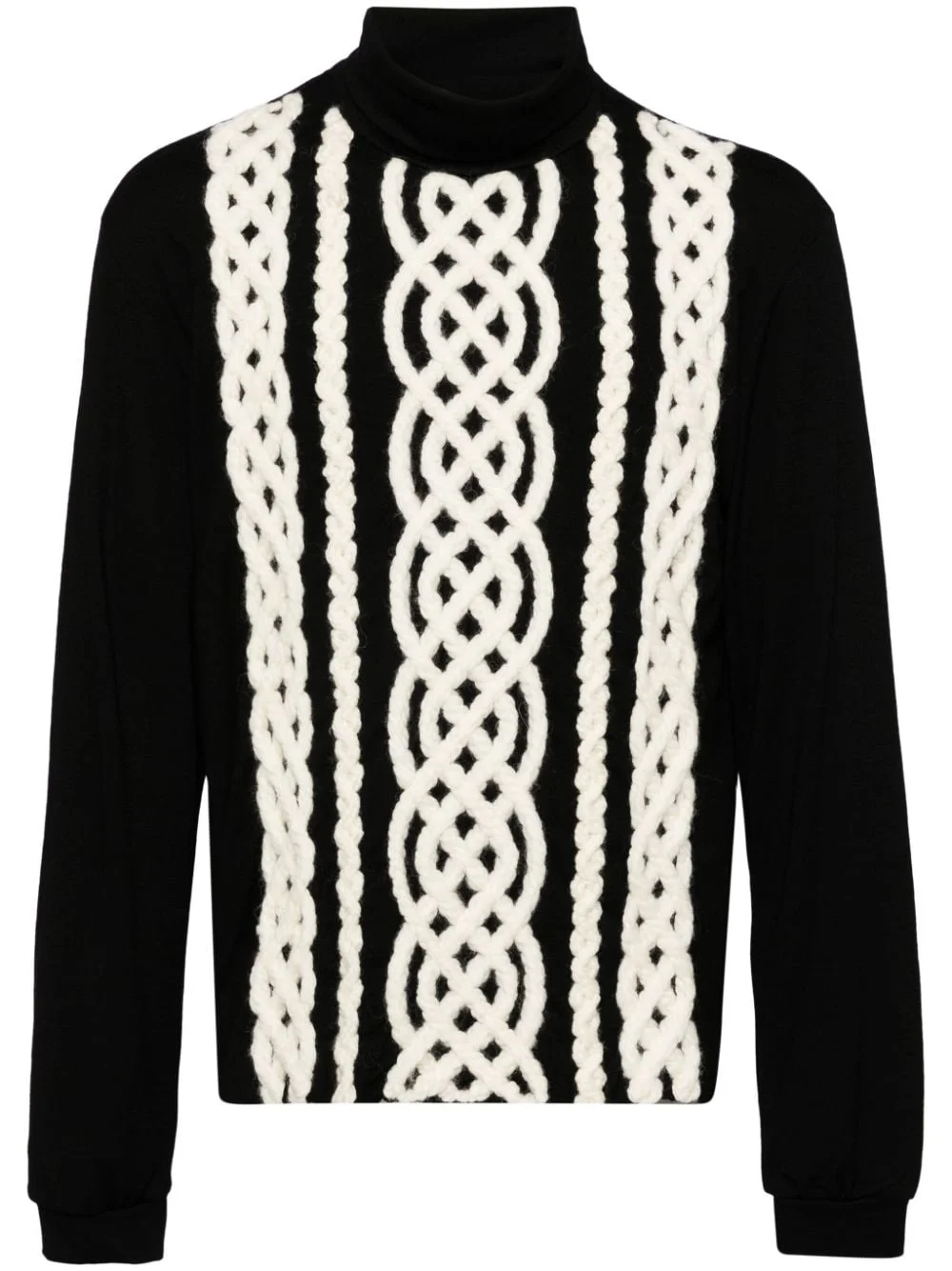 cable-knitted jumper - 1