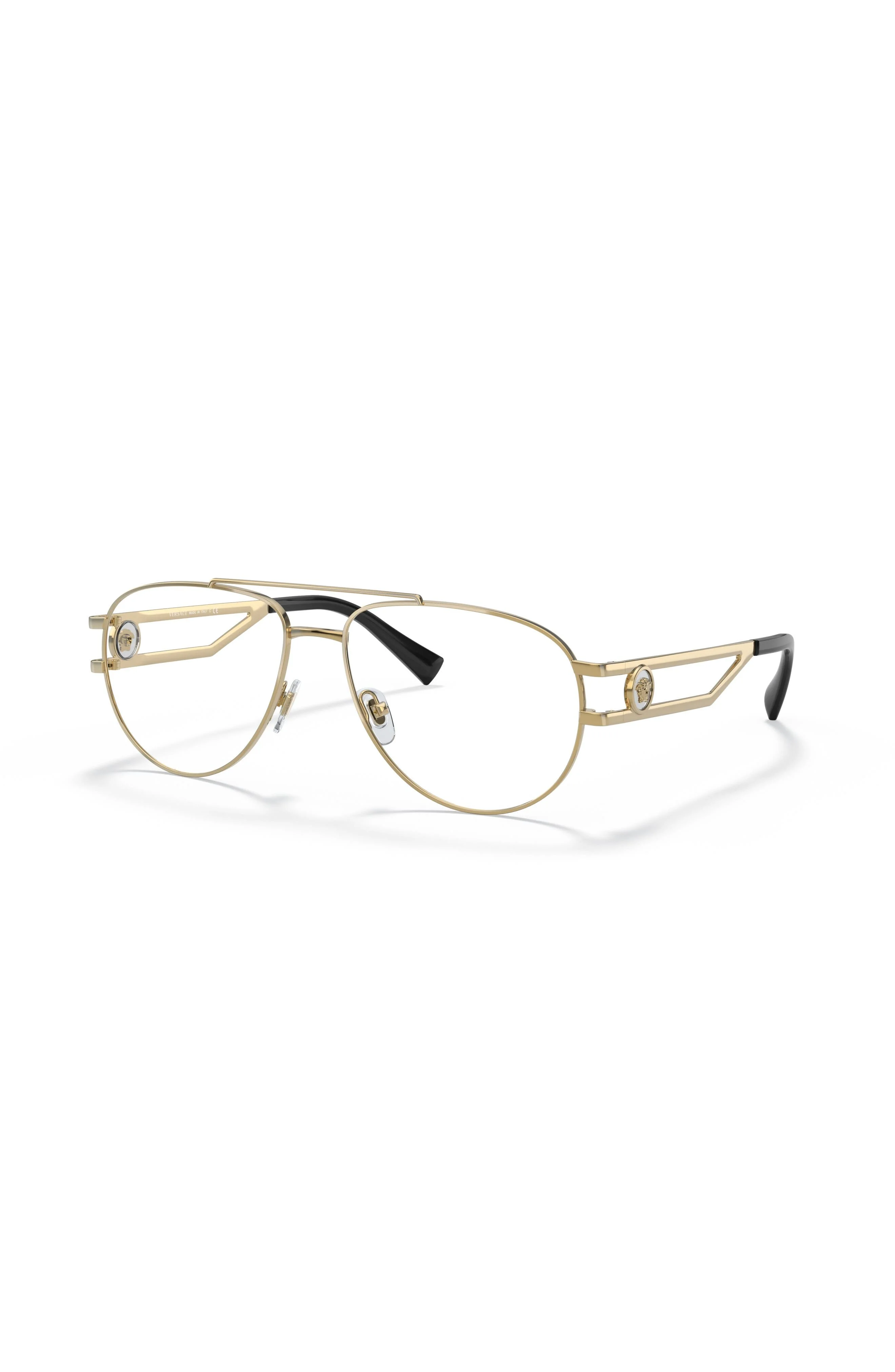 Versace 57mm Pilot optical glasses in Gold at Nordstrom - 1
