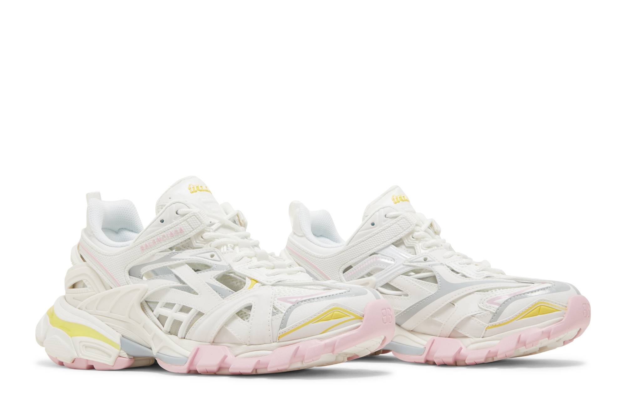 Balenciaga Wmns Track.2 Sneaker 'White Light Yellow' - 8