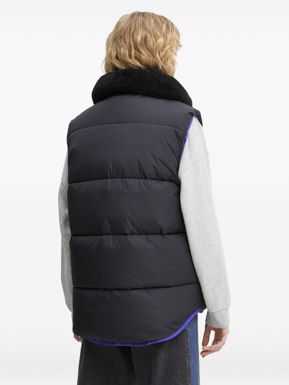 quilted padded gilet - 2