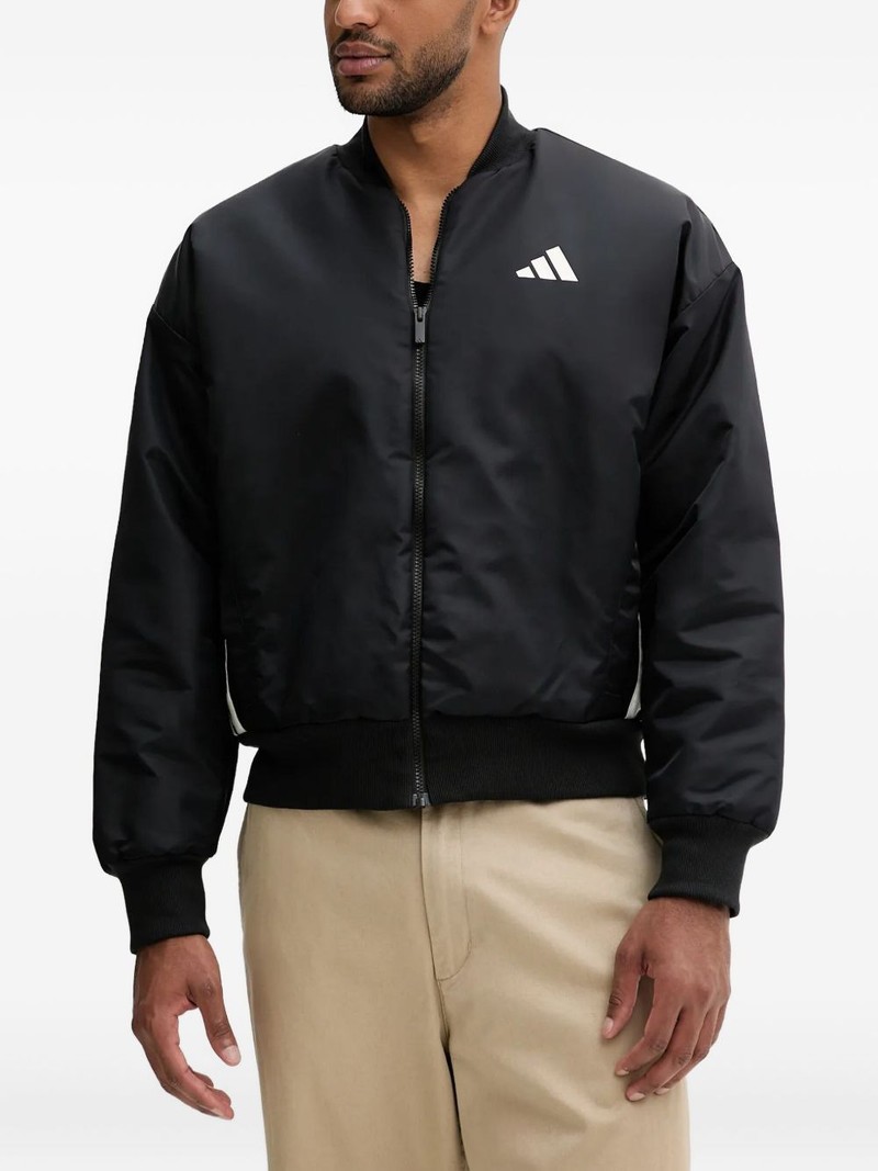 logo-detail bomber jacket 1