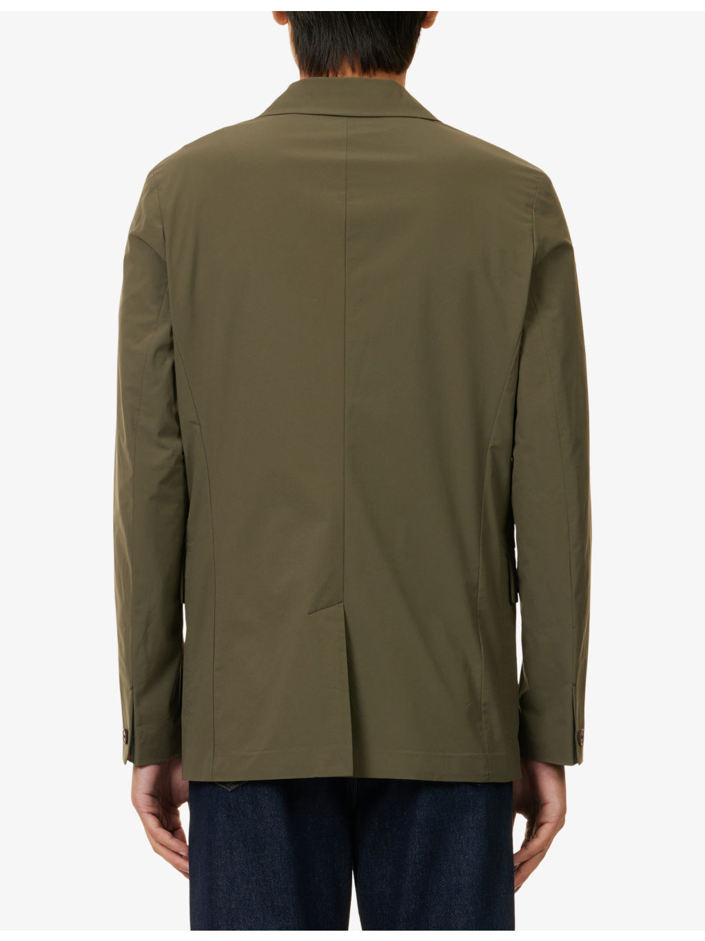 Notch-Lapels Regular-Fit Woven Blazer - 4