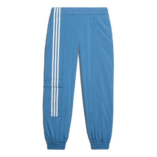 adidas originals Ivp Nyl Pn 4all Athleisure Casual Sports Stripe Bundle Feet Long Pants Couple Style - 1