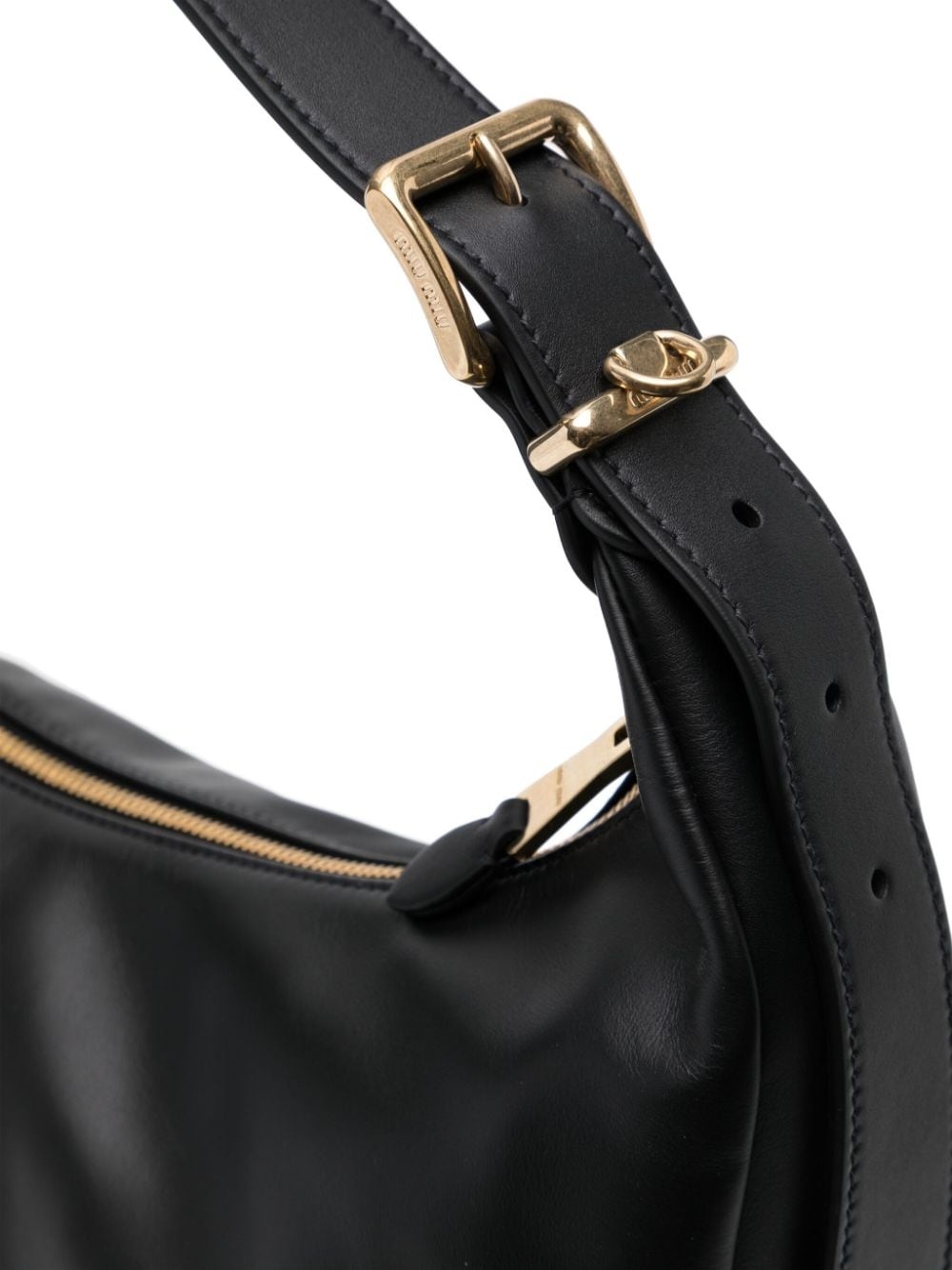 logo-debossed leather tote bag - 4