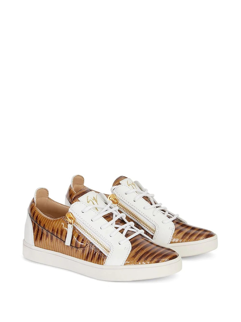 Giuseppe Zanotti Gail snakeskin-effect sneakers outlook