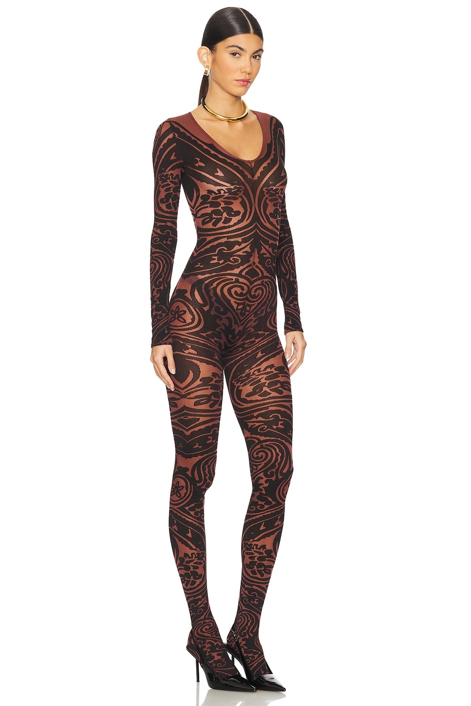 X Etro Body Tattoo Catsuit - 2