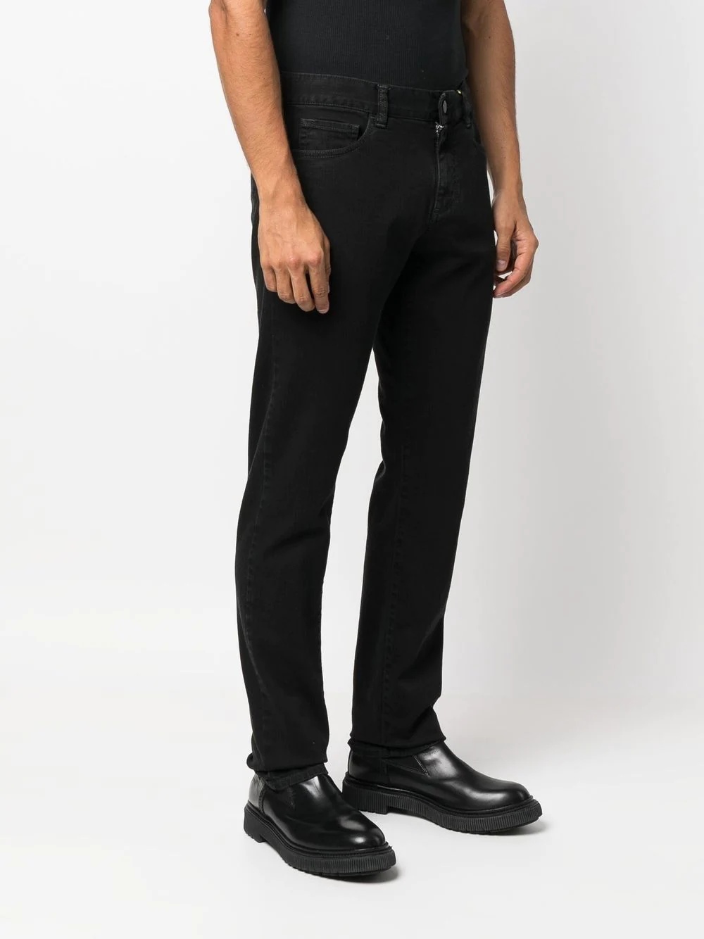 dark-wash slim-fit jeans - 3