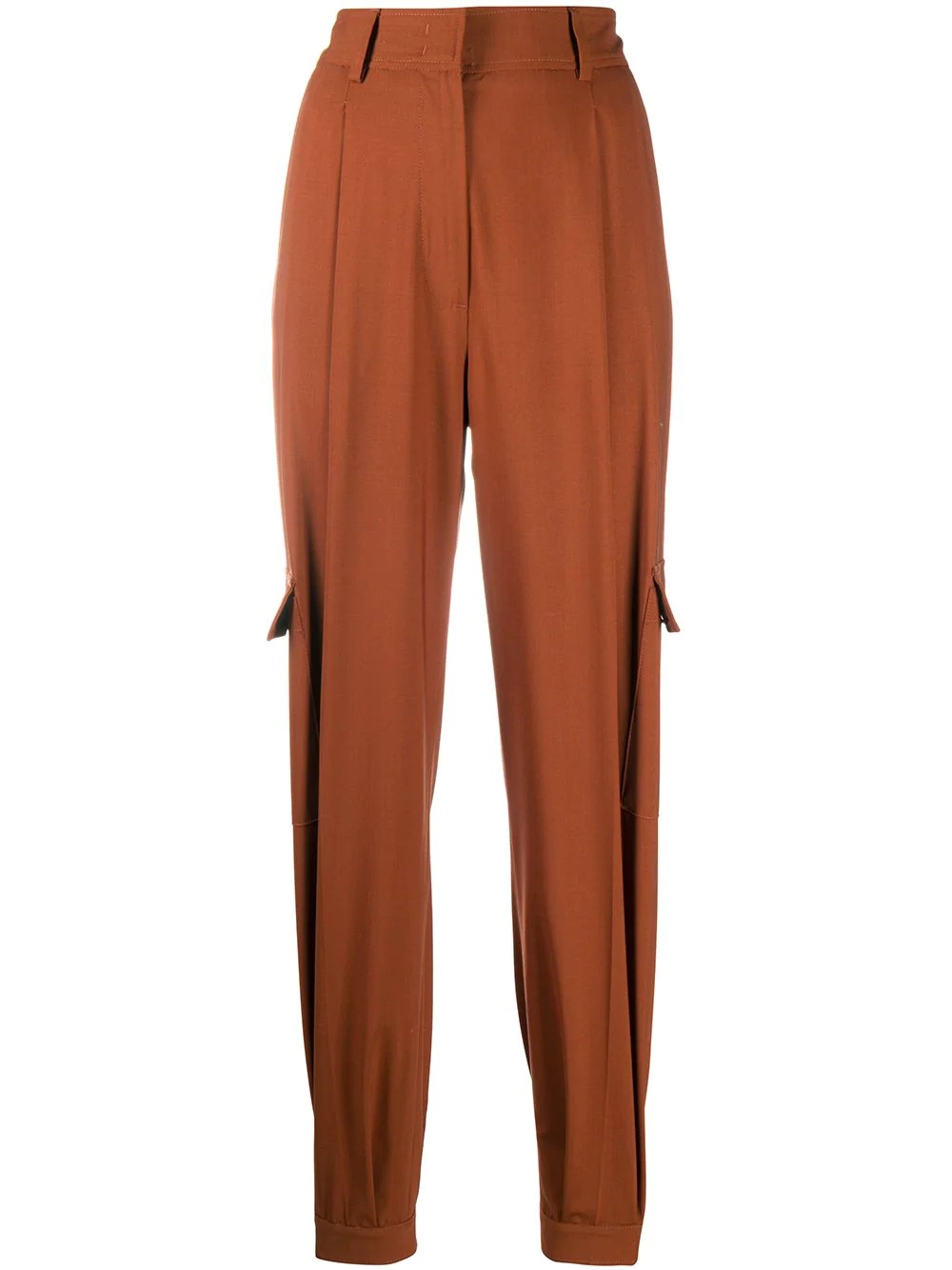 fitted cuffs tailored trousers - 1