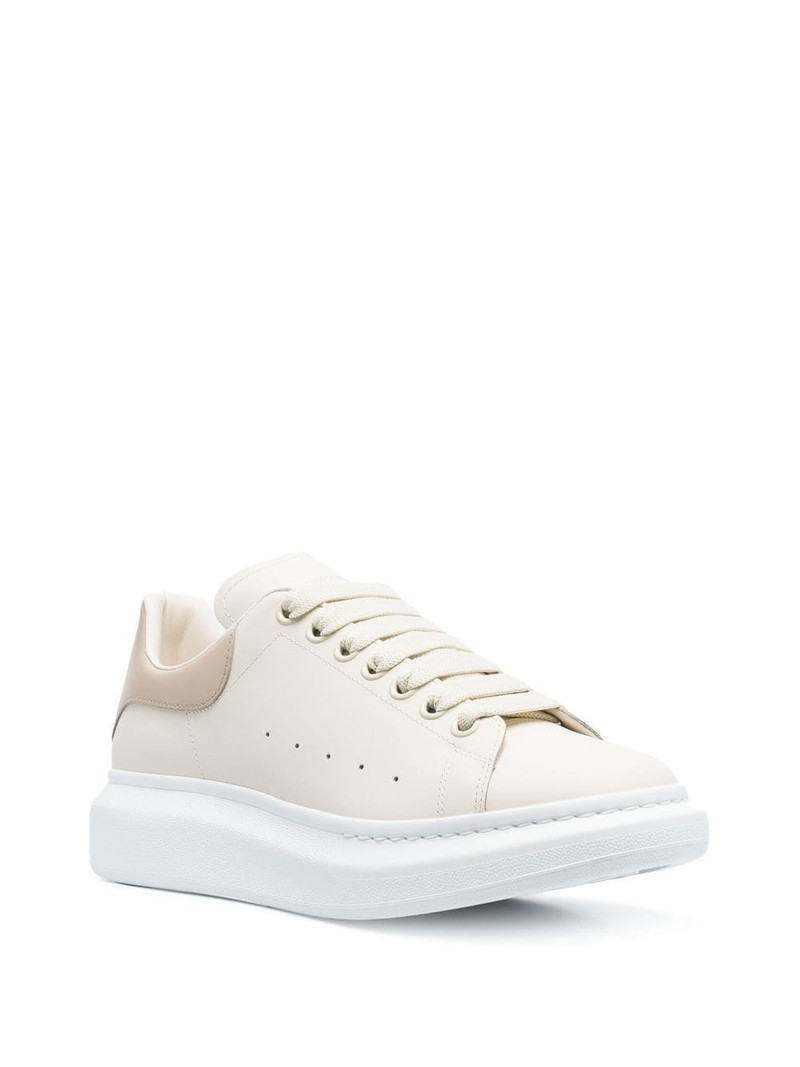 Alexander McQueen ALEXANDER MCQUEEN Panelled Oversized Sneakers Vanilla/Pale Beige outlook