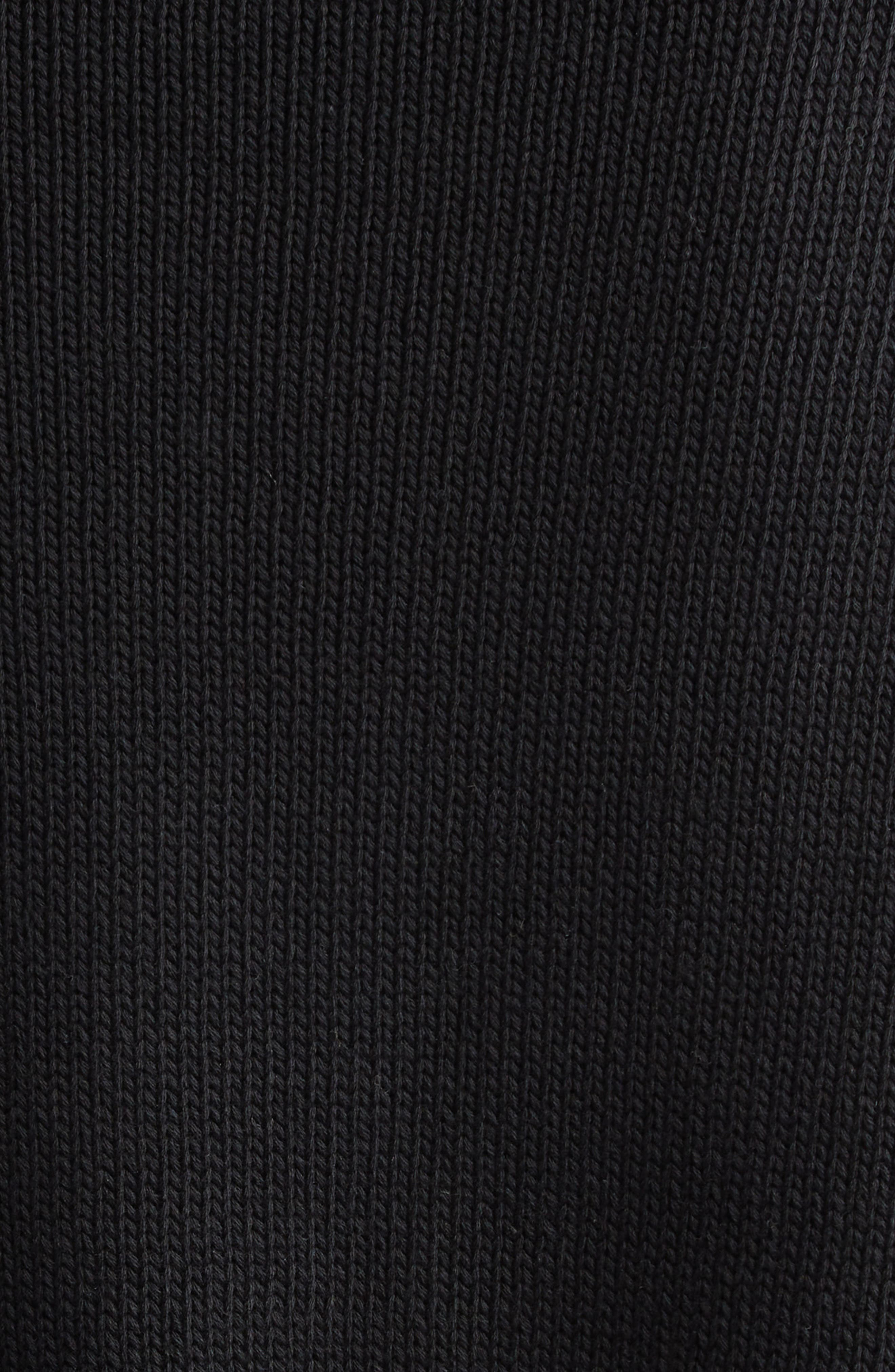 Distressed Cotton Crop Sweater - 6