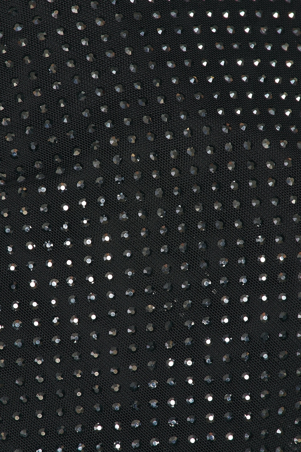 Rhinestone Mesh Cut Out Top - 6