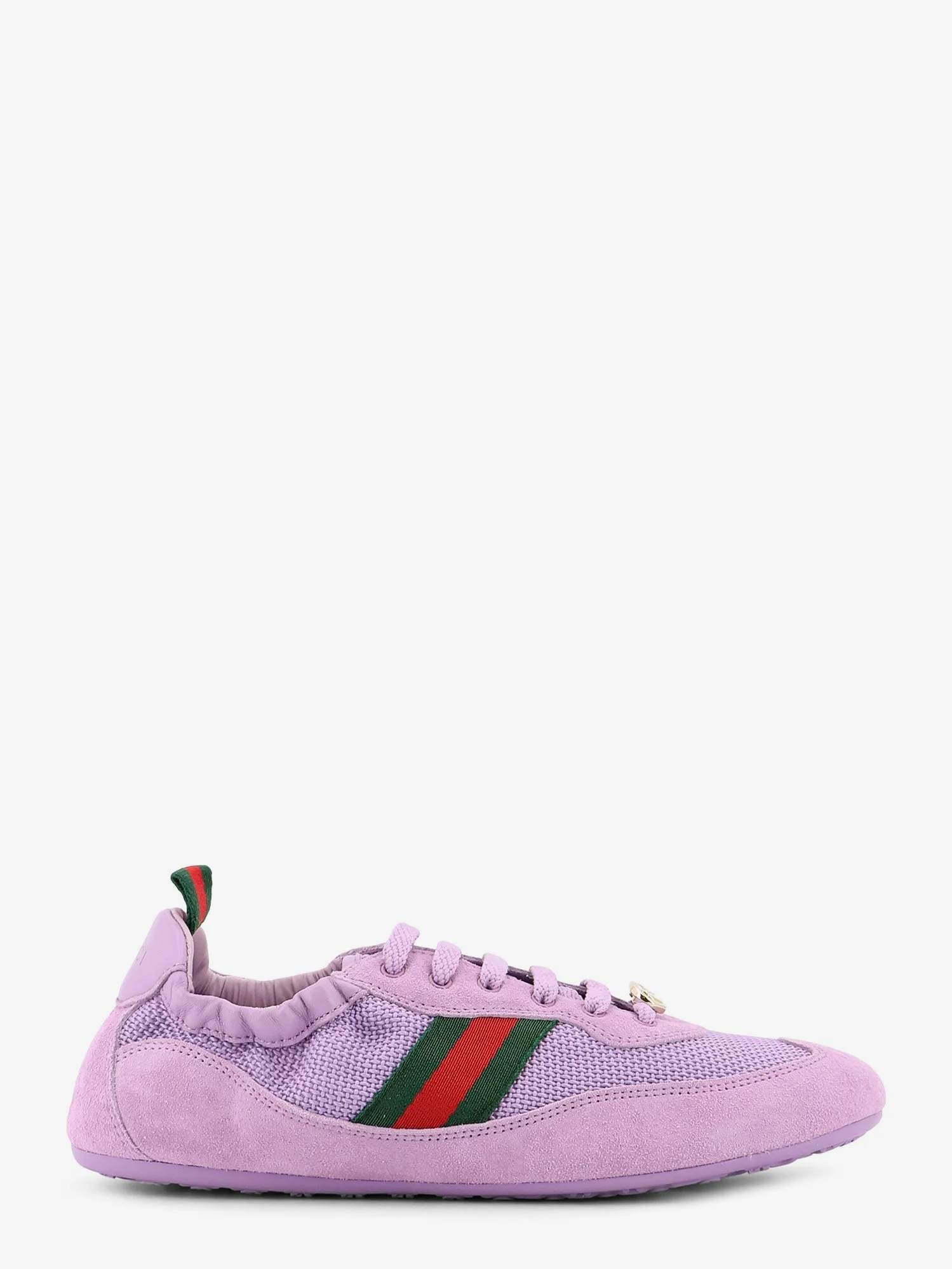 Gucci Gucci Shift Mesh And Suede Sneakers - 1