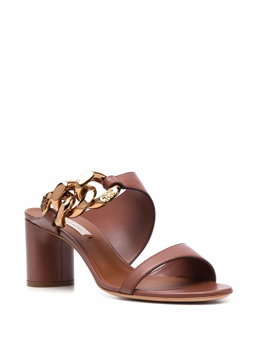 chain-trimmed sandals - 2