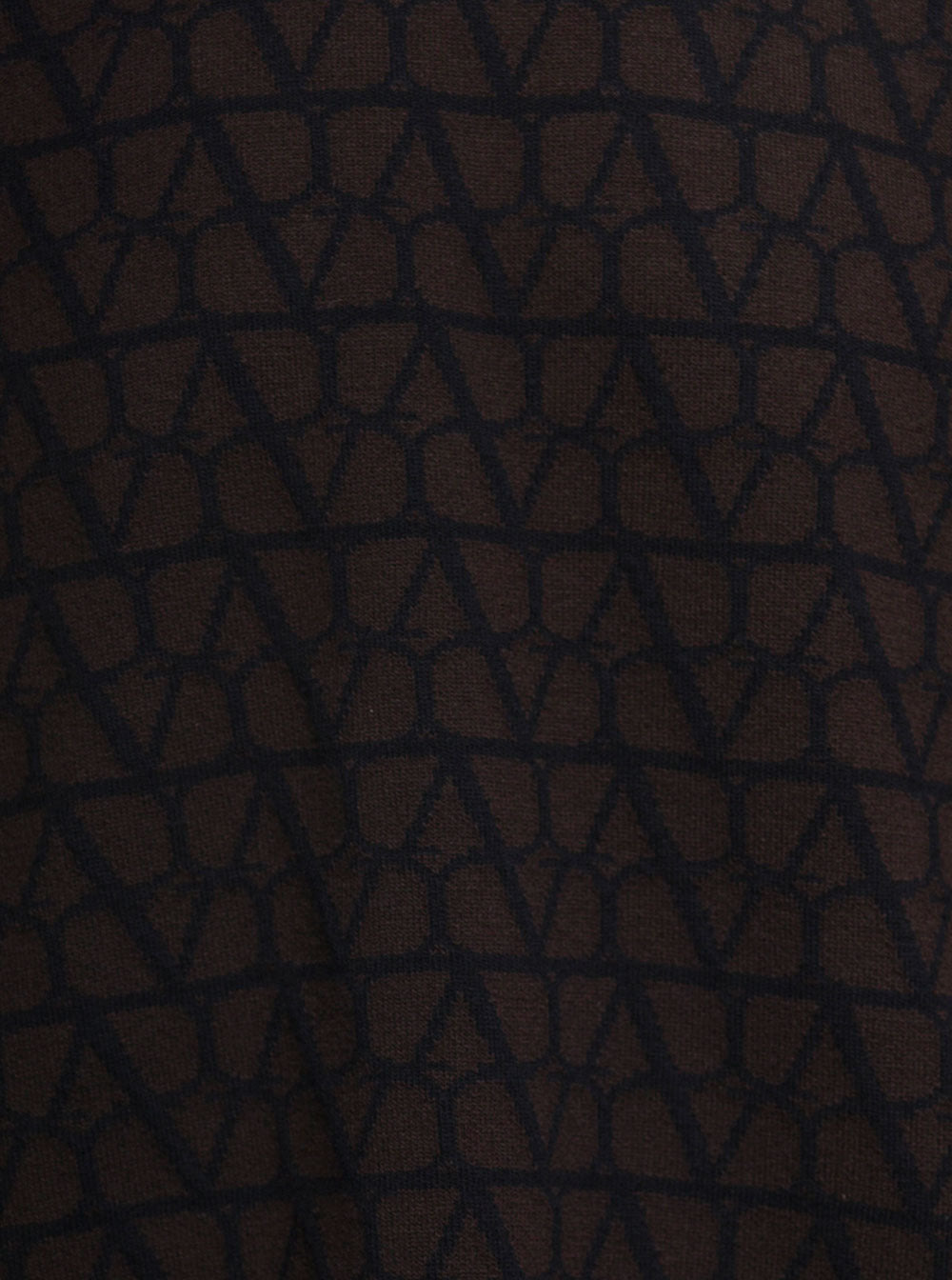 Valentino Men Brown Sweater With  'Toile Iconographe' Allover Print In Virgin Wool Man - 3