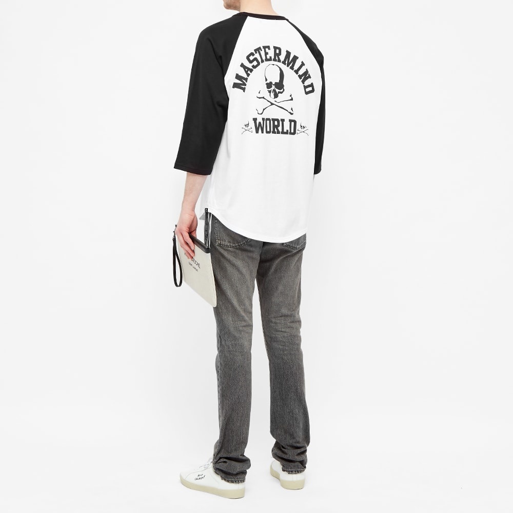 MASTERMIND WORLD Skull Baseball Tee - 6