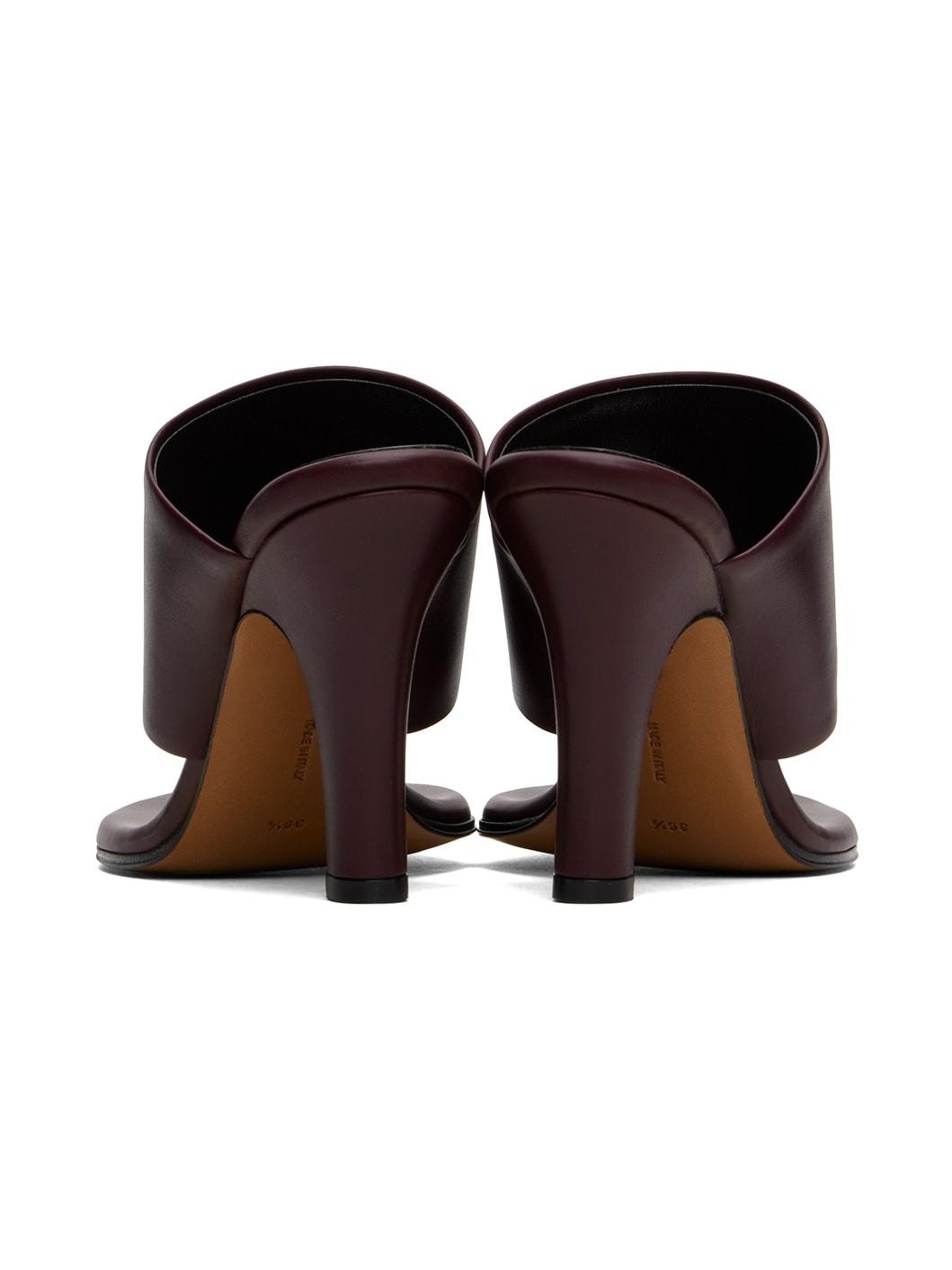 Burgundy Signum Heeled Sandals - 2