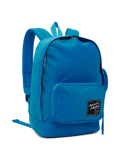 Maison Kitsuné Blue 'The Traveller' Backpack outlook