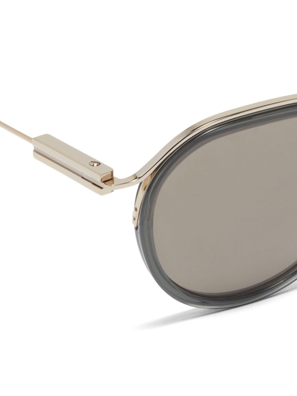 round-frame metal sunglasses - 3