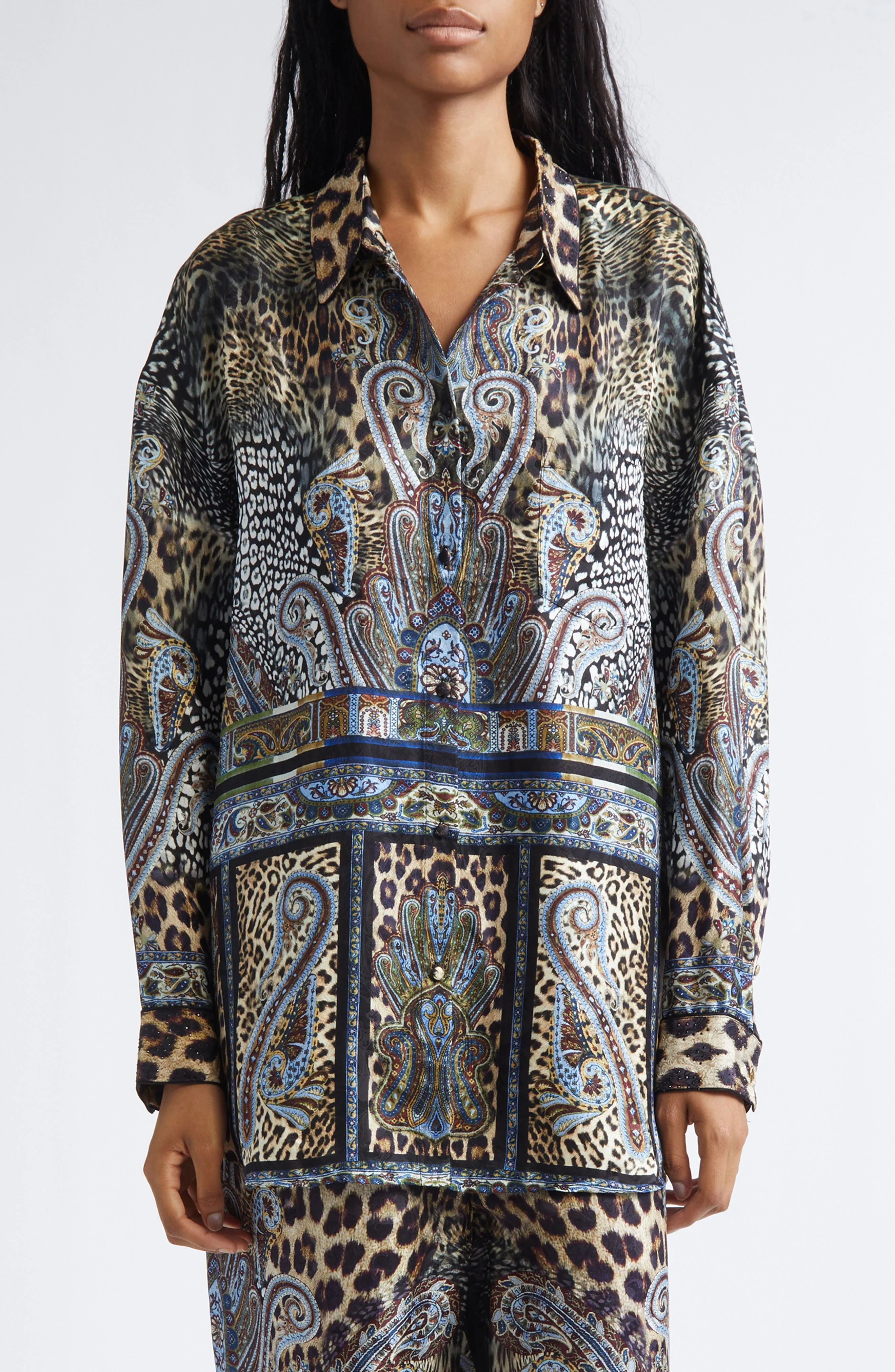 Camilla Istanbul Animalia Oversize Shirt at Nordstrom - 1