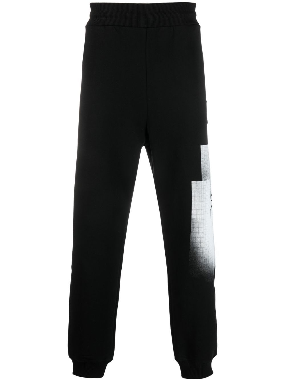 Brutalist logo-print track pants - 1