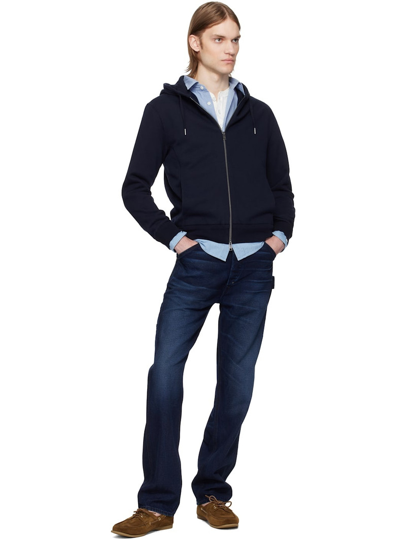 Ralph Lauren Navy Fleece Full-Zip Hoodie outlook