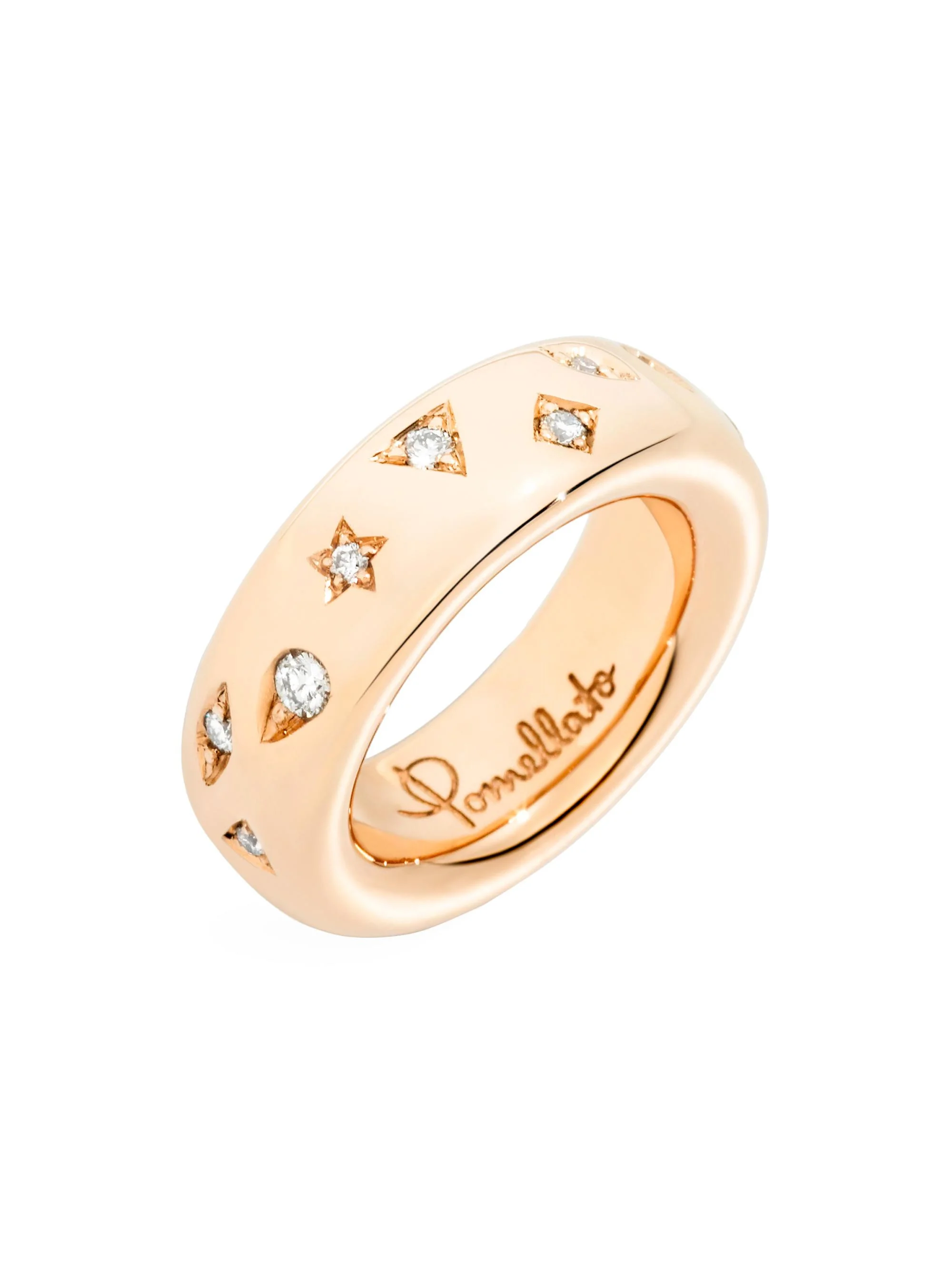 Women's Iconica 18K Rose Gold & Diamond Ring - Rose Gold - 1