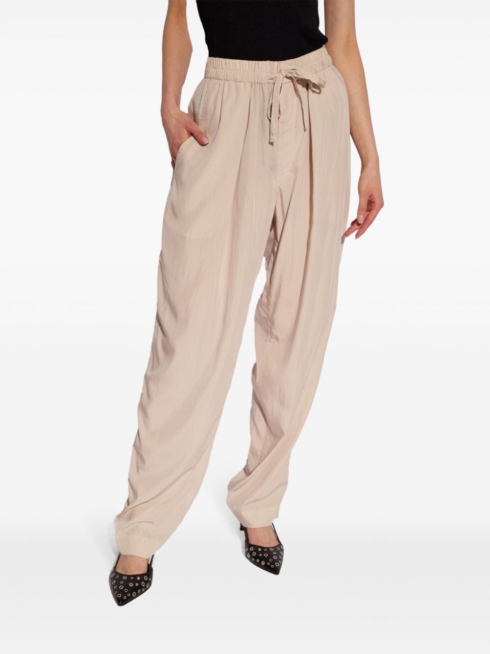 drawstring-waist track pants - 3