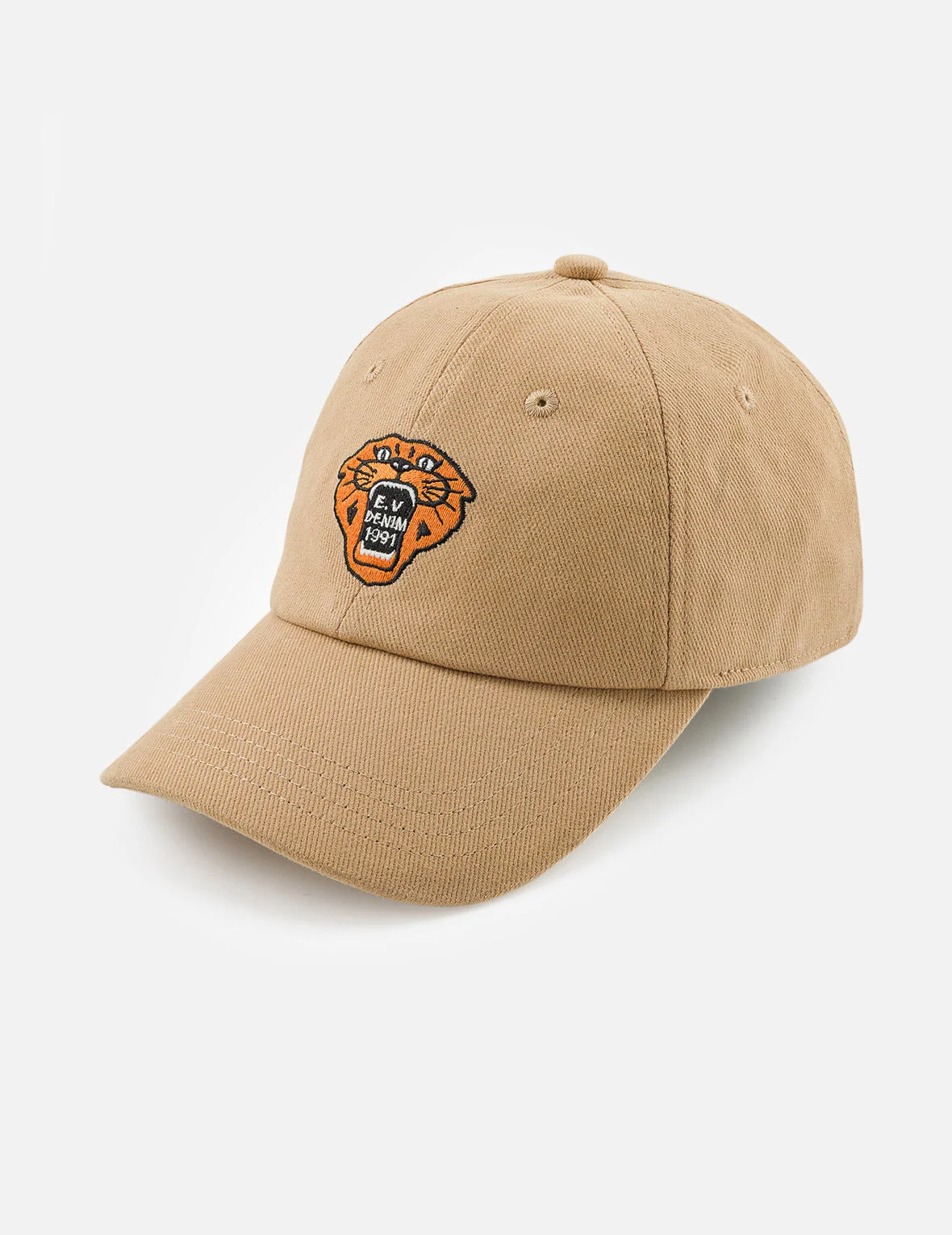 Tiger Head Embroidery Baseball Cap - 1