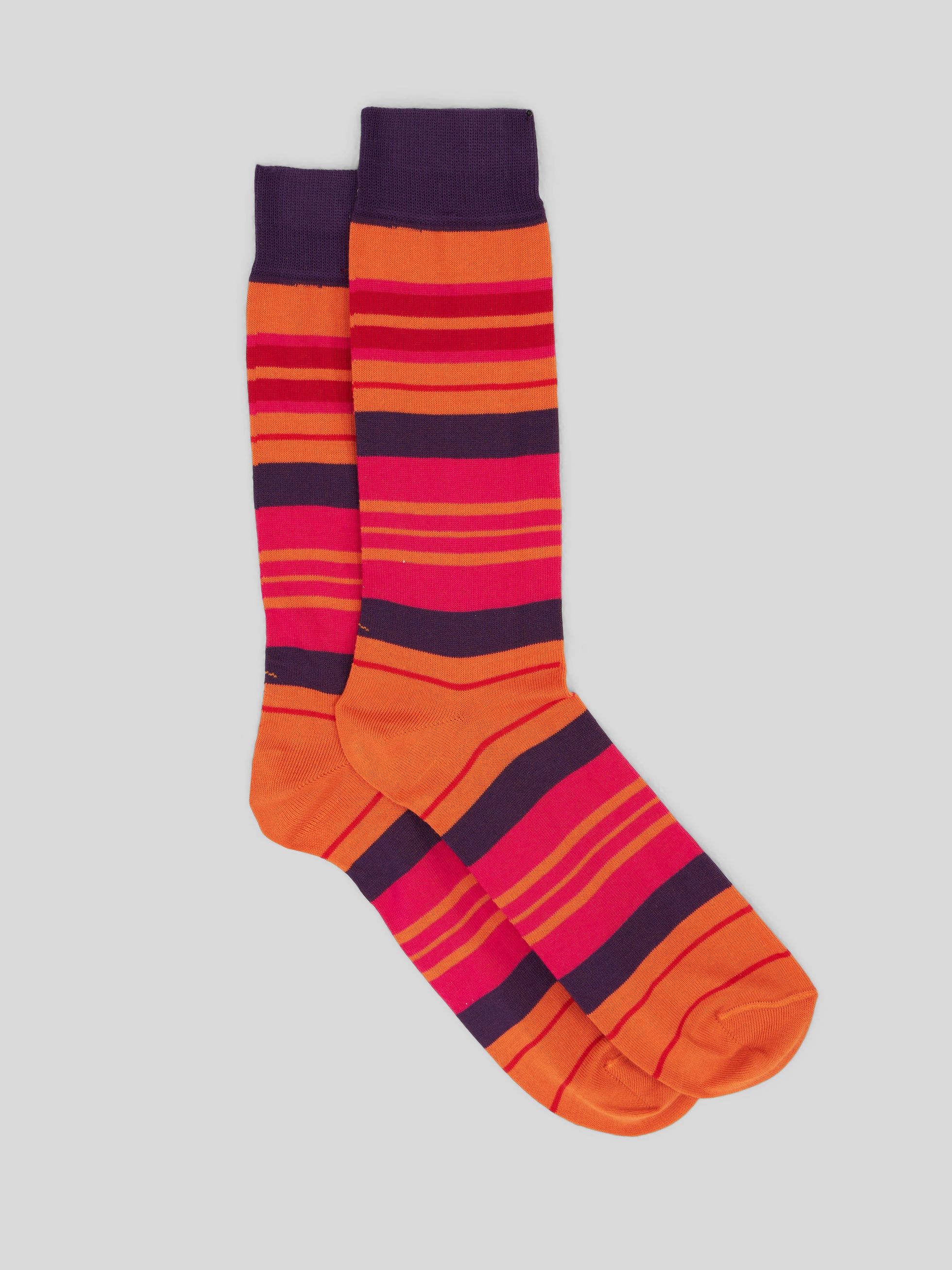 STRIPED JACQUARD SOCKS - 1